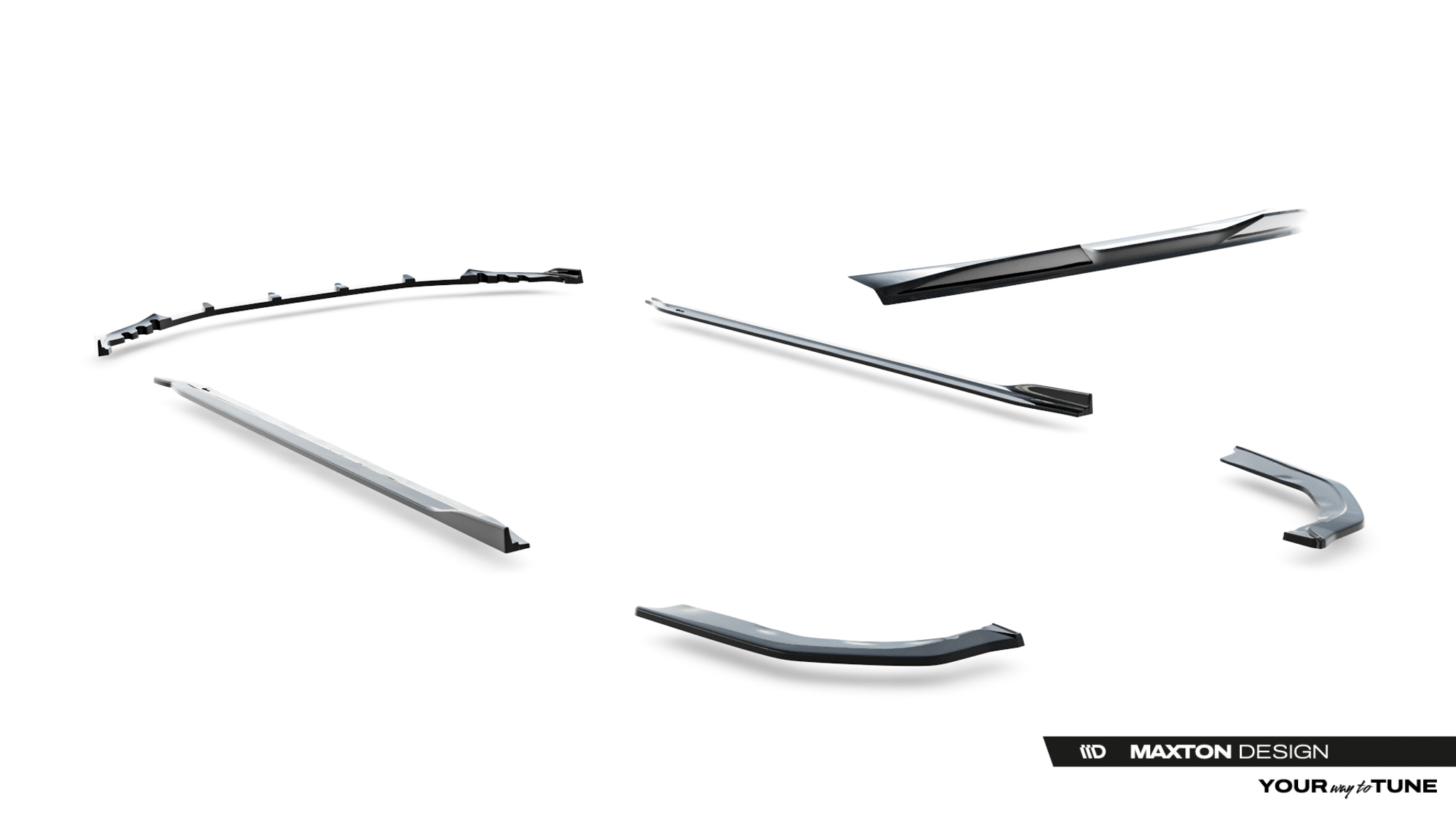 Set of Splitters BMW M3 Sedan G80 - Image 13