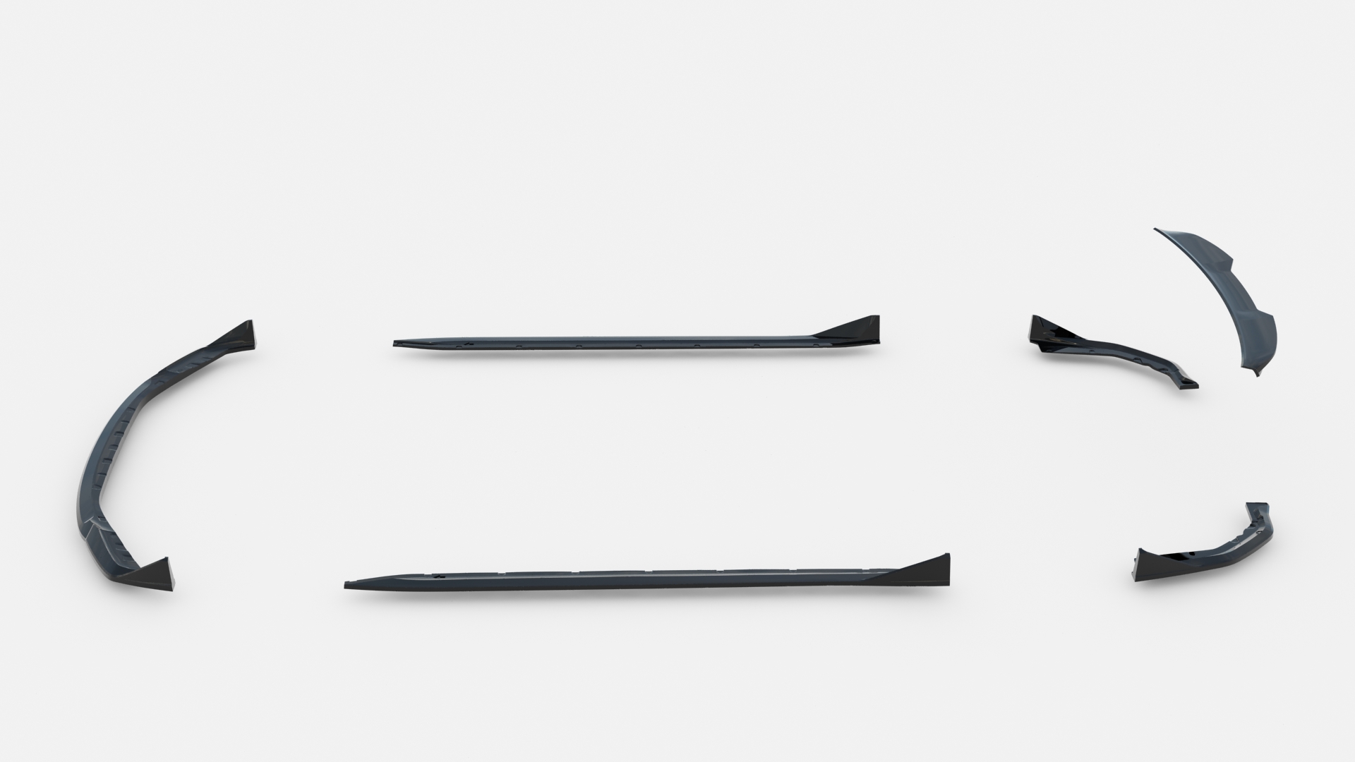 Set of Splitters BMW M4 Coupe G82 / G82 Facelift - Image 15