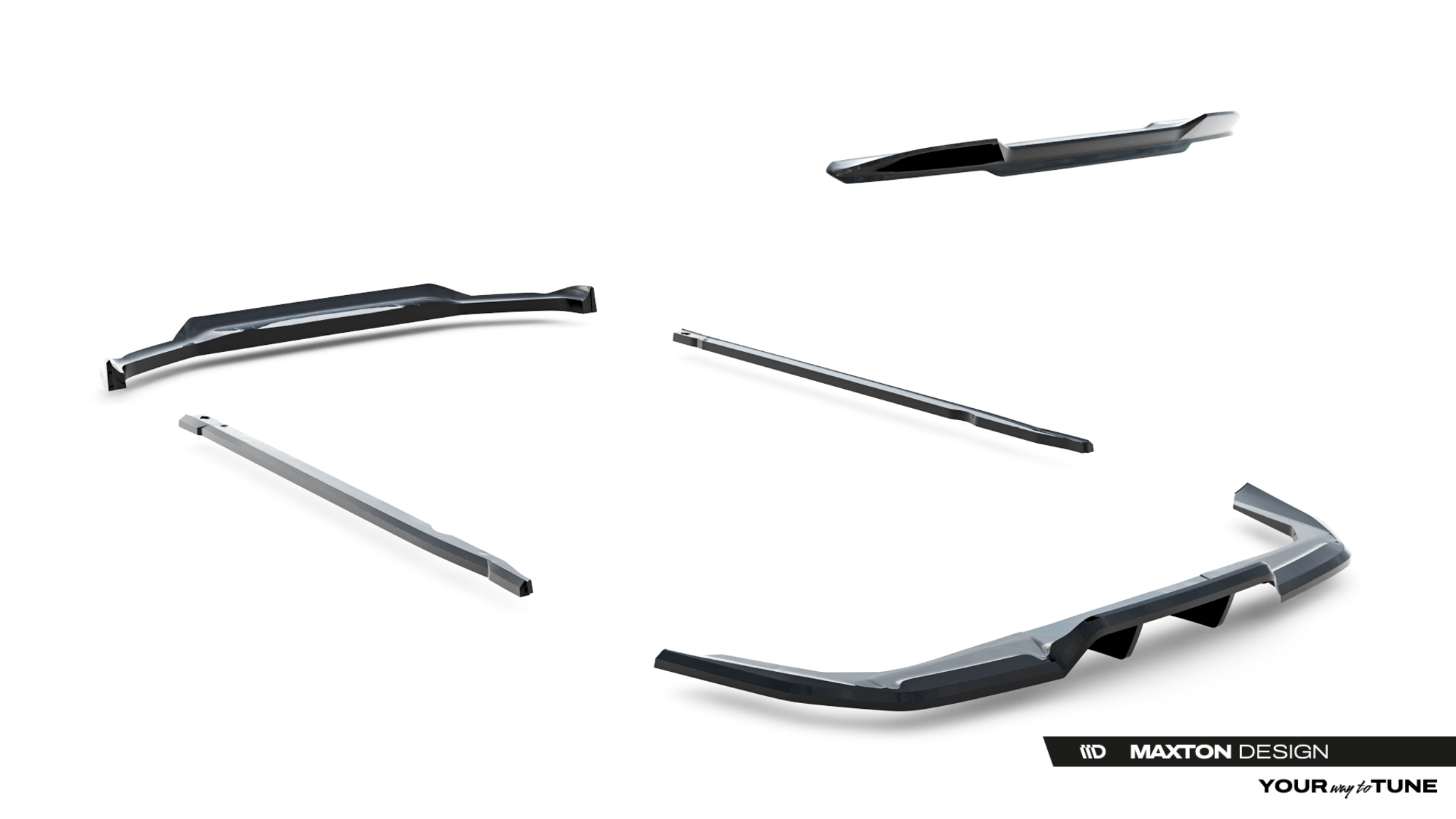 Set of Splitters BMW X1 M-Pack U11 - Image 14