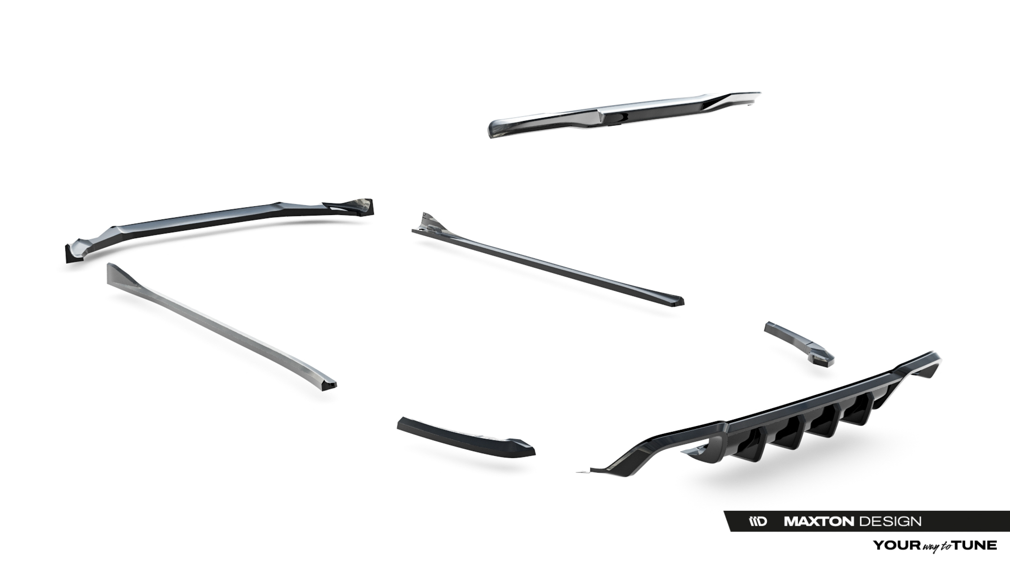 Set of Splitters BMW X3 M F97 Facelift - Image 15