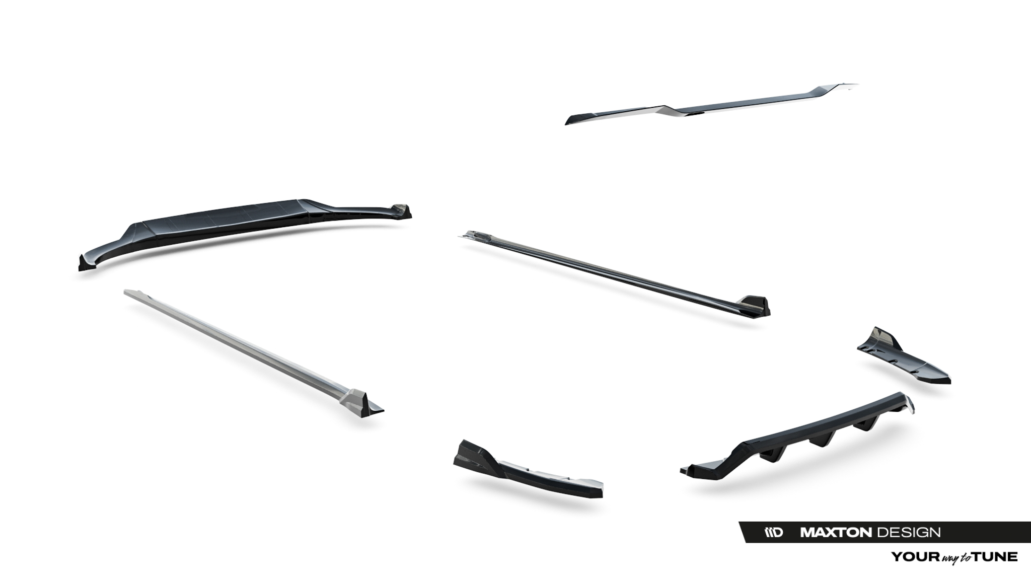 Set of Splitters BMW X3 M-Pack G01 Facelift - Image 16