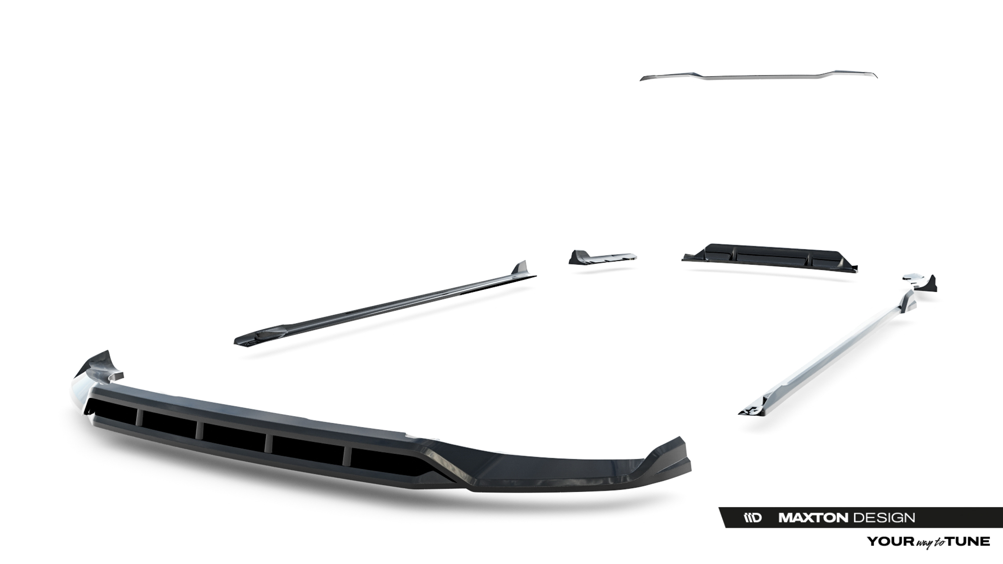 Set of Splitters BMW X3 M-Pack G01 Facelift - Image 18