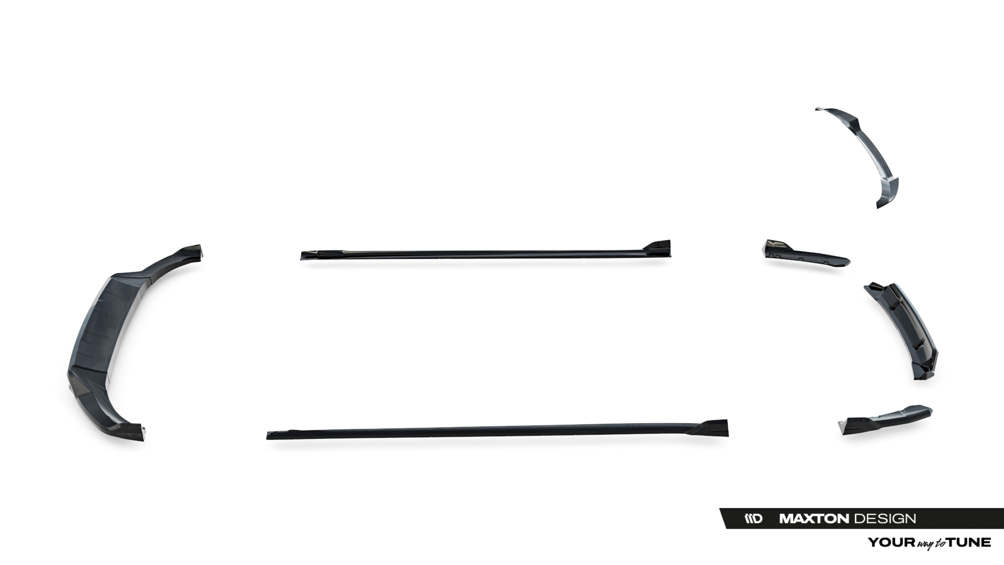 Set of Splitters BMW X3 M-Pack G01 Facelift - Image 17