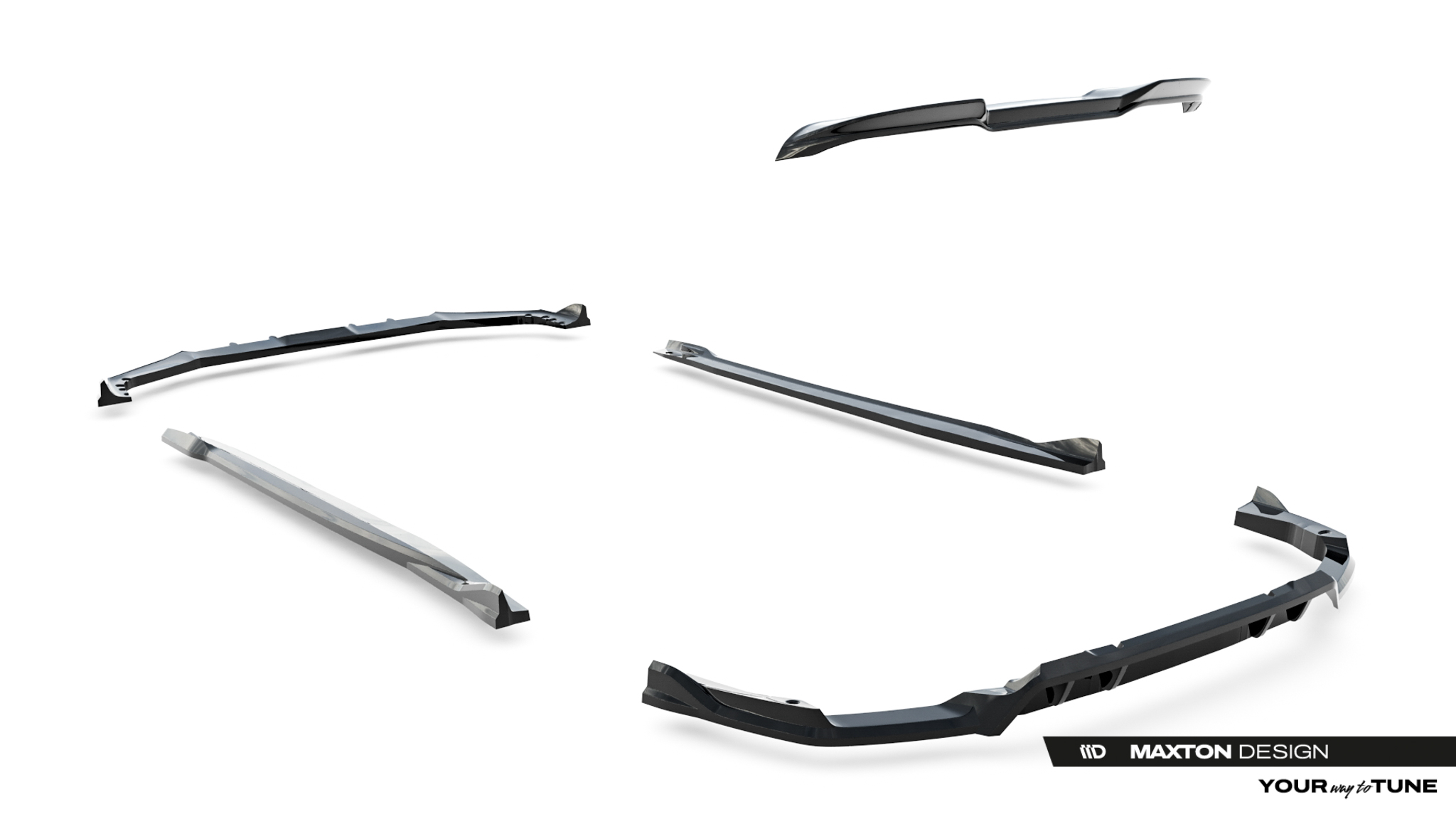 Set of Splitters BMW X5 M F95 Facelift - Image 13