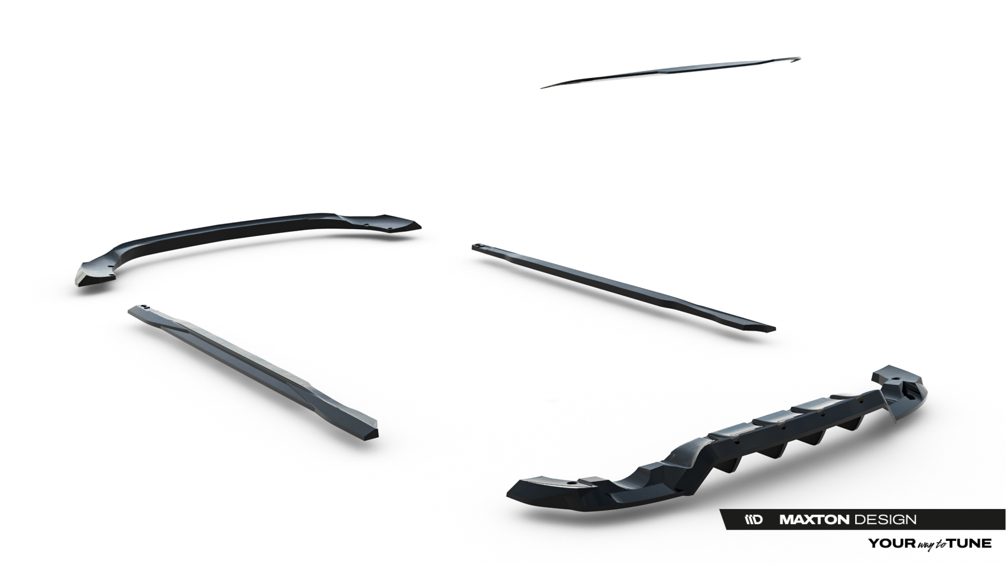 Set of Splitters Mercedes-AMG GLA 35 H247 Facelift - Image 23