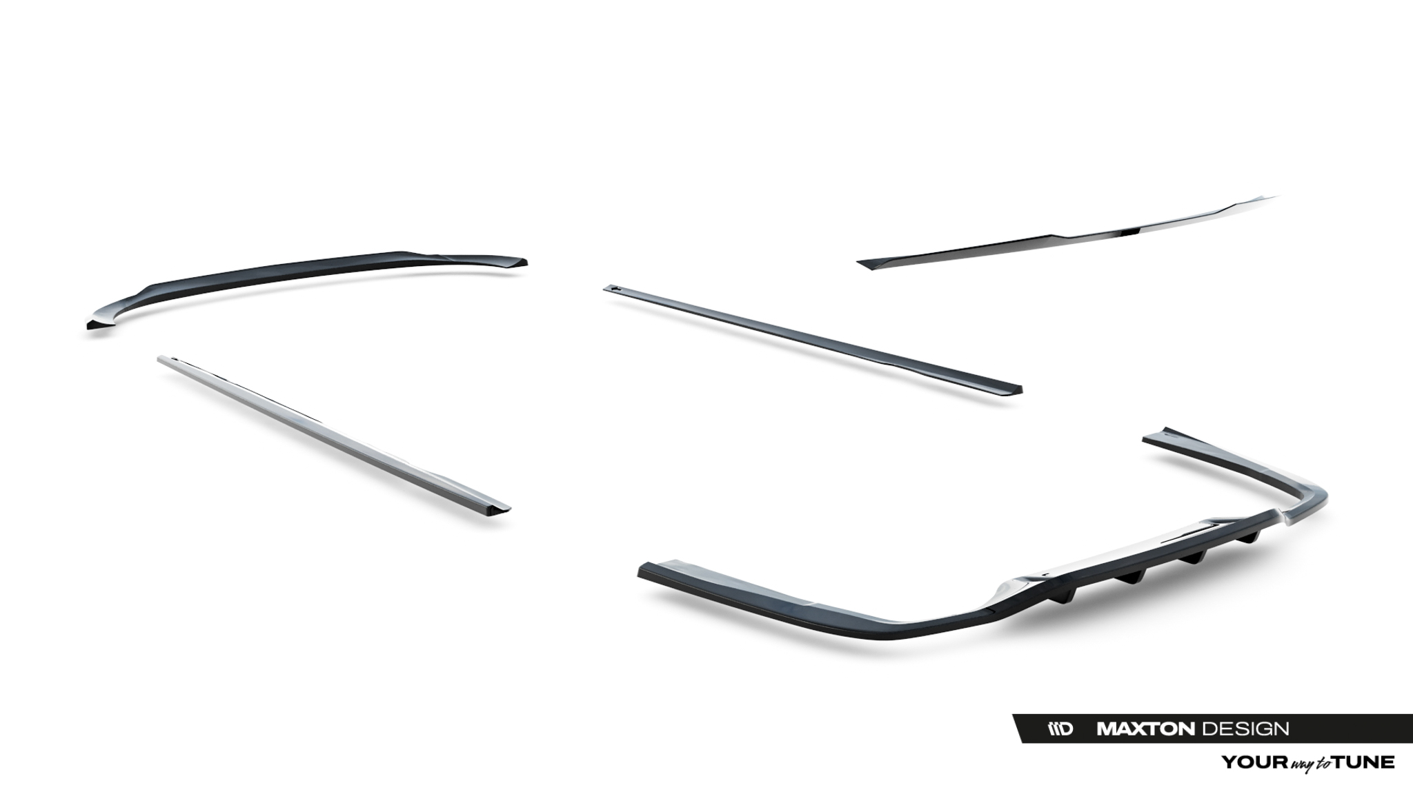 Set of Splitters Mercedes-Benz E AMG-Line Sedan W213 Facelift - Image 15