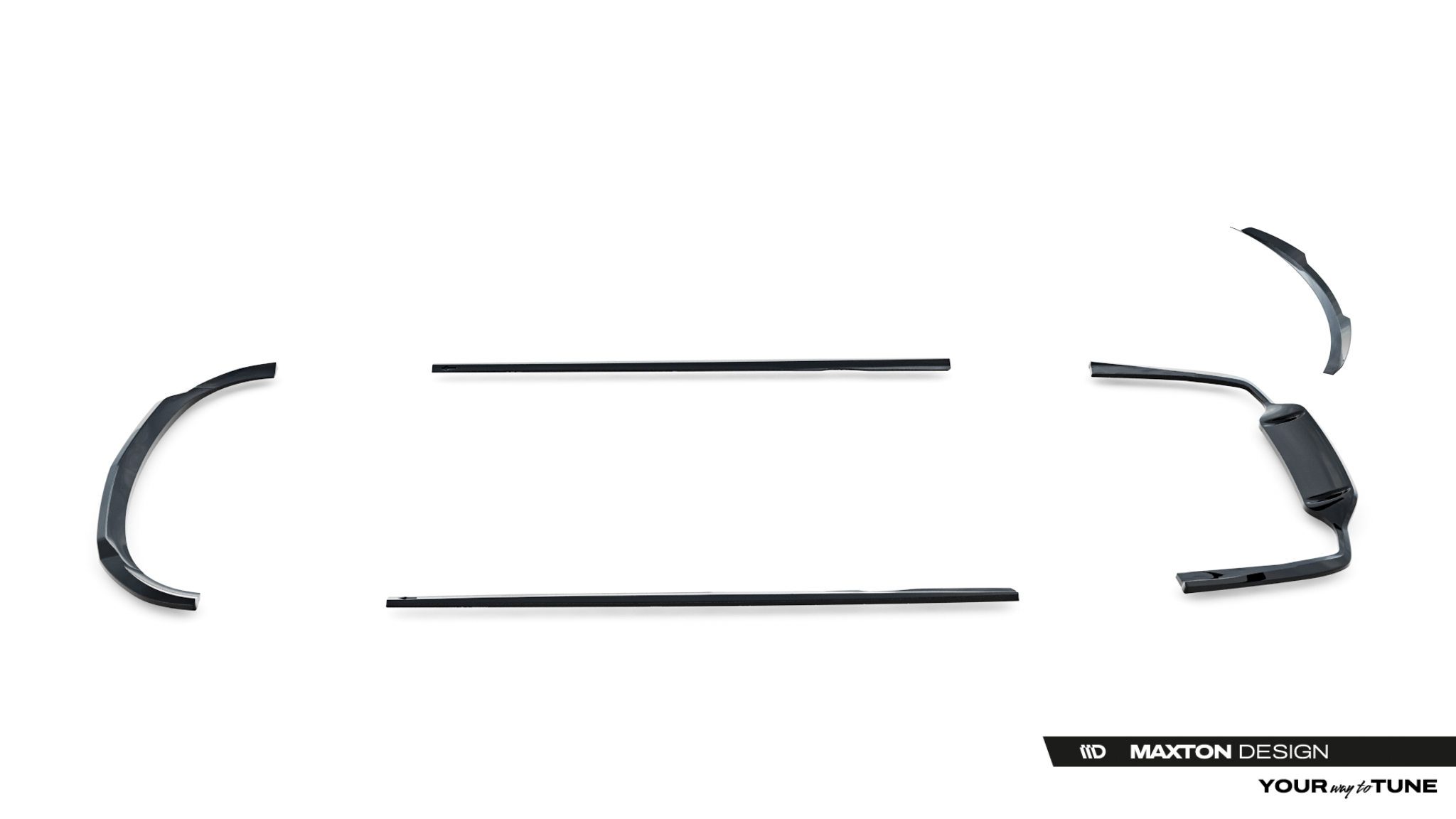 Set of Splitters Mercedes-Benz E AMG-Line Sedan W213 Facelift - Image 16
