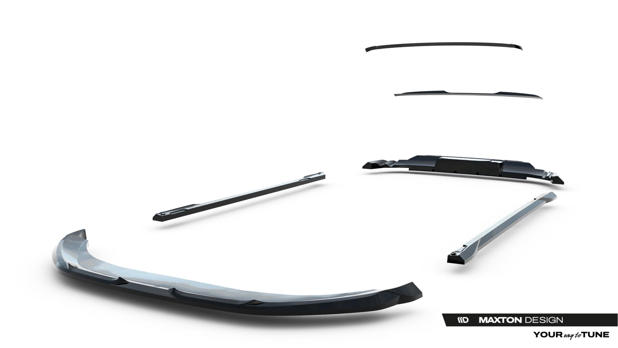 Set of Splitters Porsche Macan EV Mk1 - Image 27