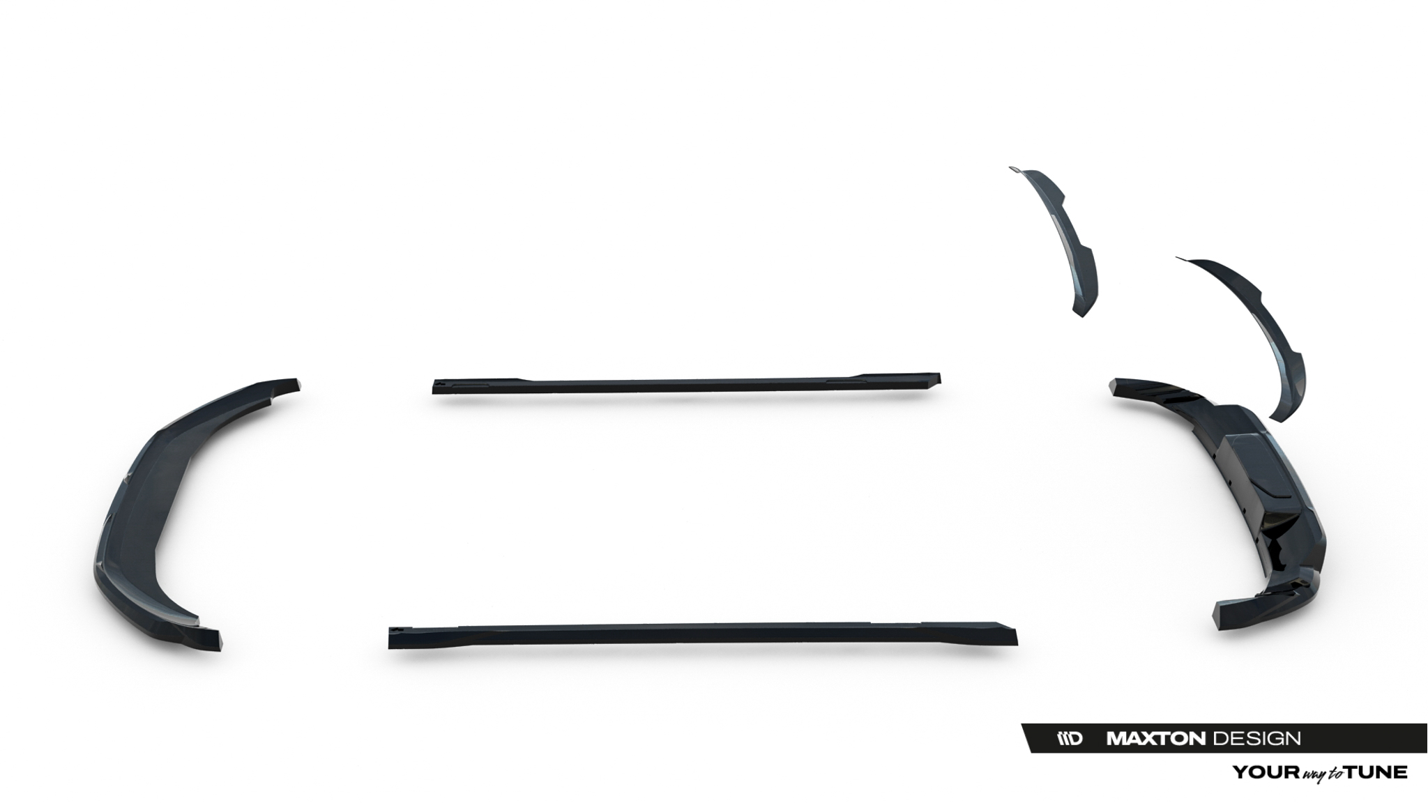 Set of Splitters Porsche Macan EV Mk1 - Image 26