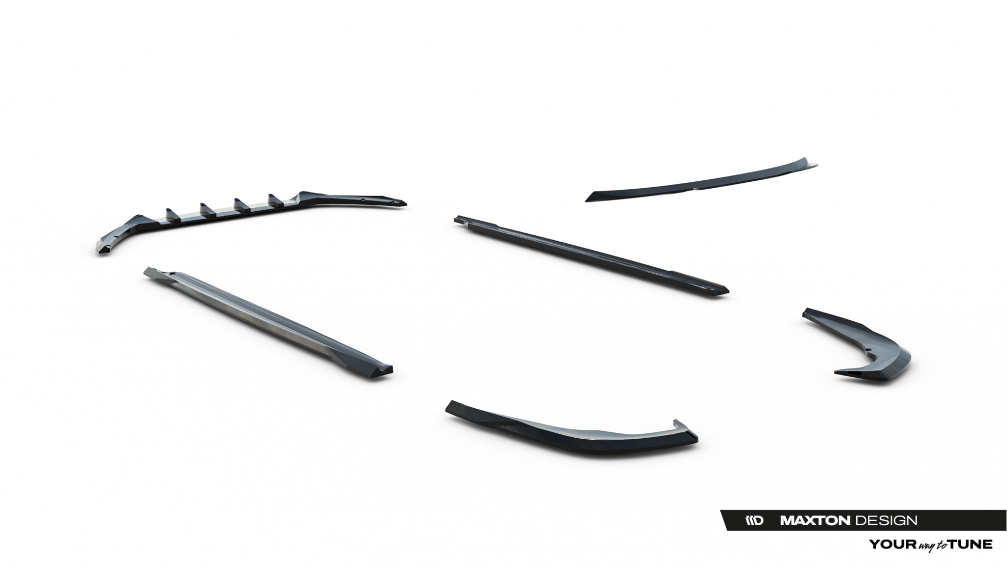 Set of Splitters Skoda Octavia Combi Mk4 Facelift - Image 16