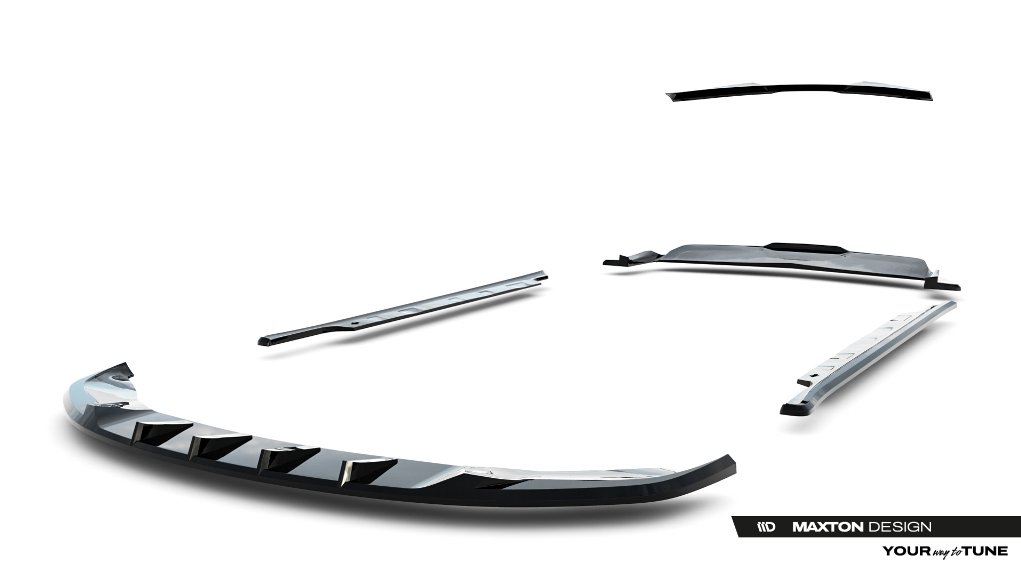 Set of Splitters Tesla Model S Plaid Mk1 Facelift - Image 17