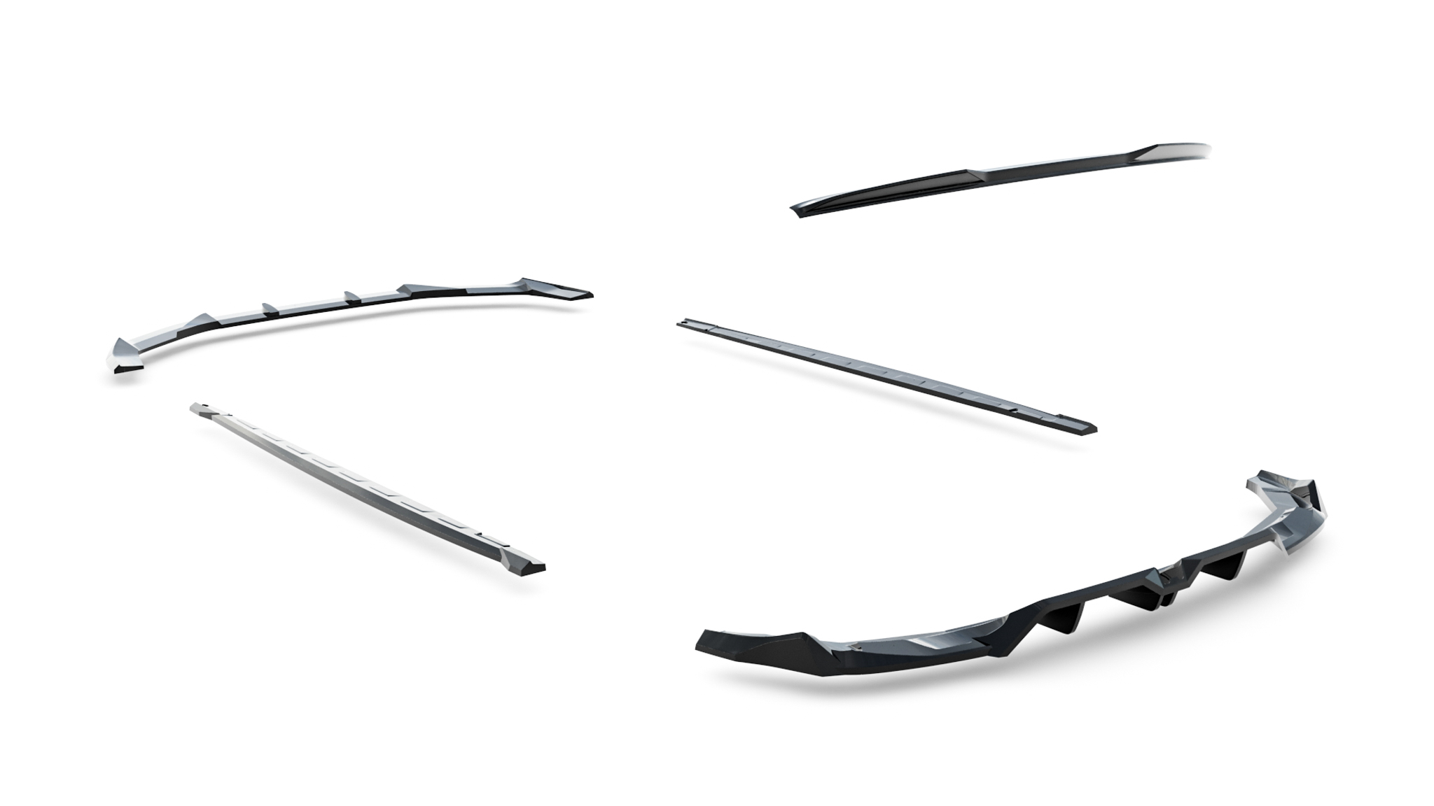 Set of Splitters V.1 Audi RS3 Sportback 8Y Facelift - Image 21