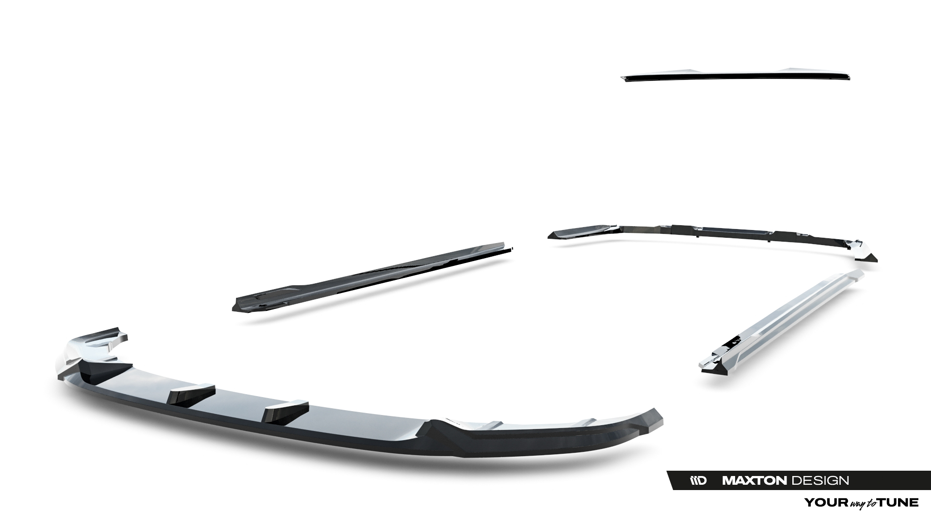 Set of Splitters V.1 BMW 5 M-Pack Sedan G60 - Image 20