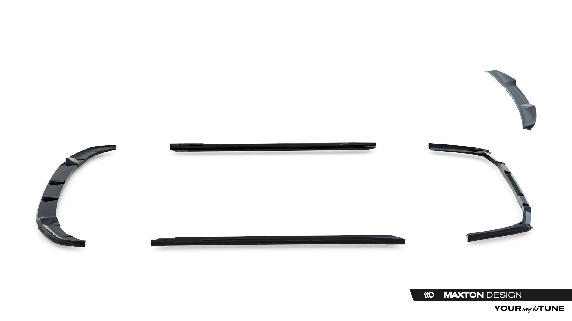 Set of Splitters V.1 BMW 5 M-Pack Sedan G60 - Image 19