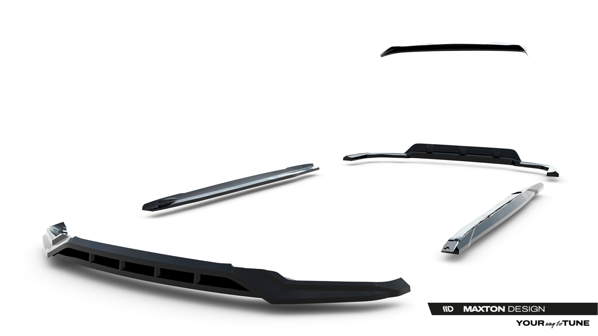 Set of Splitters V.1 BMW X5 M-Pack G05 Facelift - Image 23