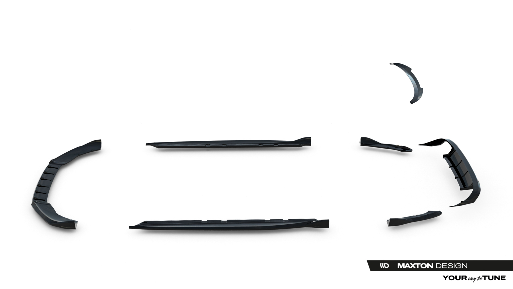 Set of Splitters V.1 Cupra Leon ST Mk1 Facelift - Image 25