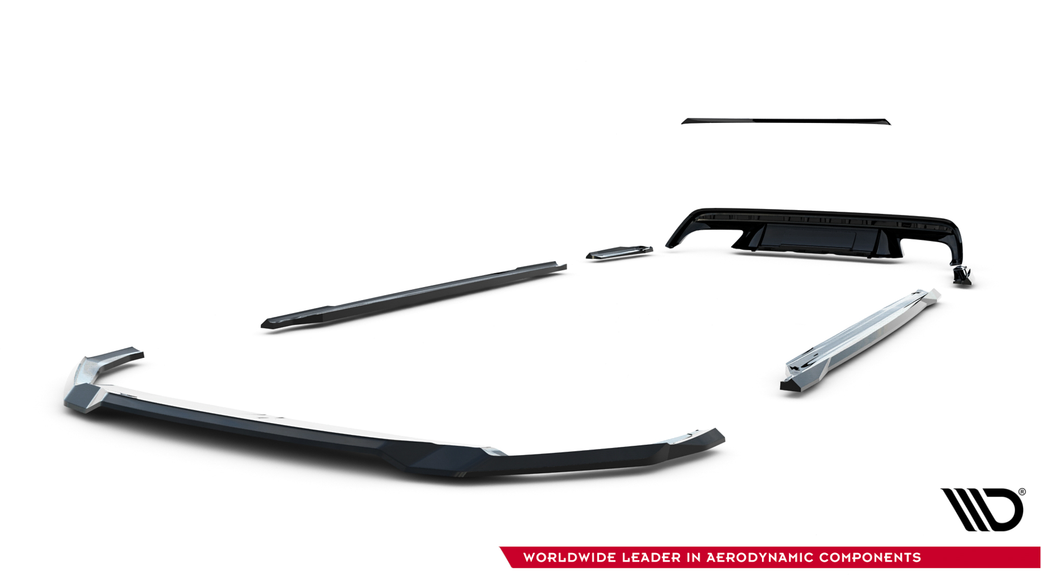 Set of Splitters V.1 Skoda Octavia RS Combi Mk4 - Image 20