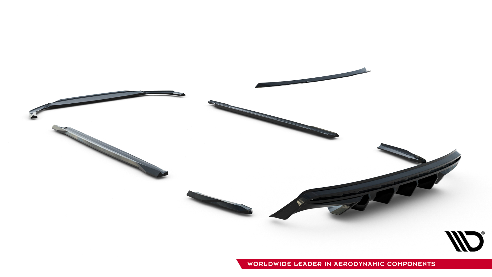 Set of Splitters V.1 Skoda Octavia RS Combi Mk4 - Image 21