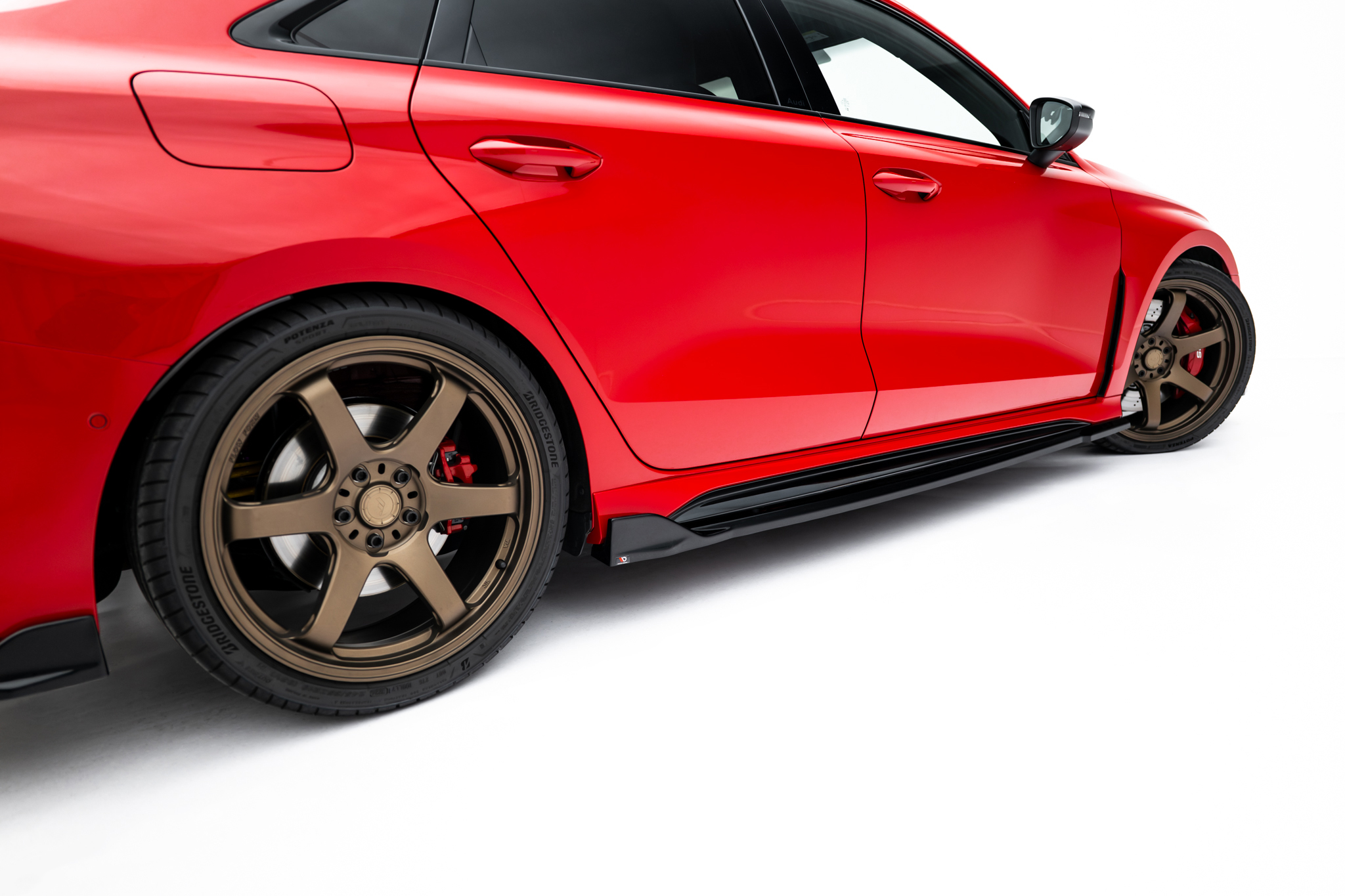 Set of Splitters V.2 Audi RS3 Sedan 8Y Facelift - Image 9