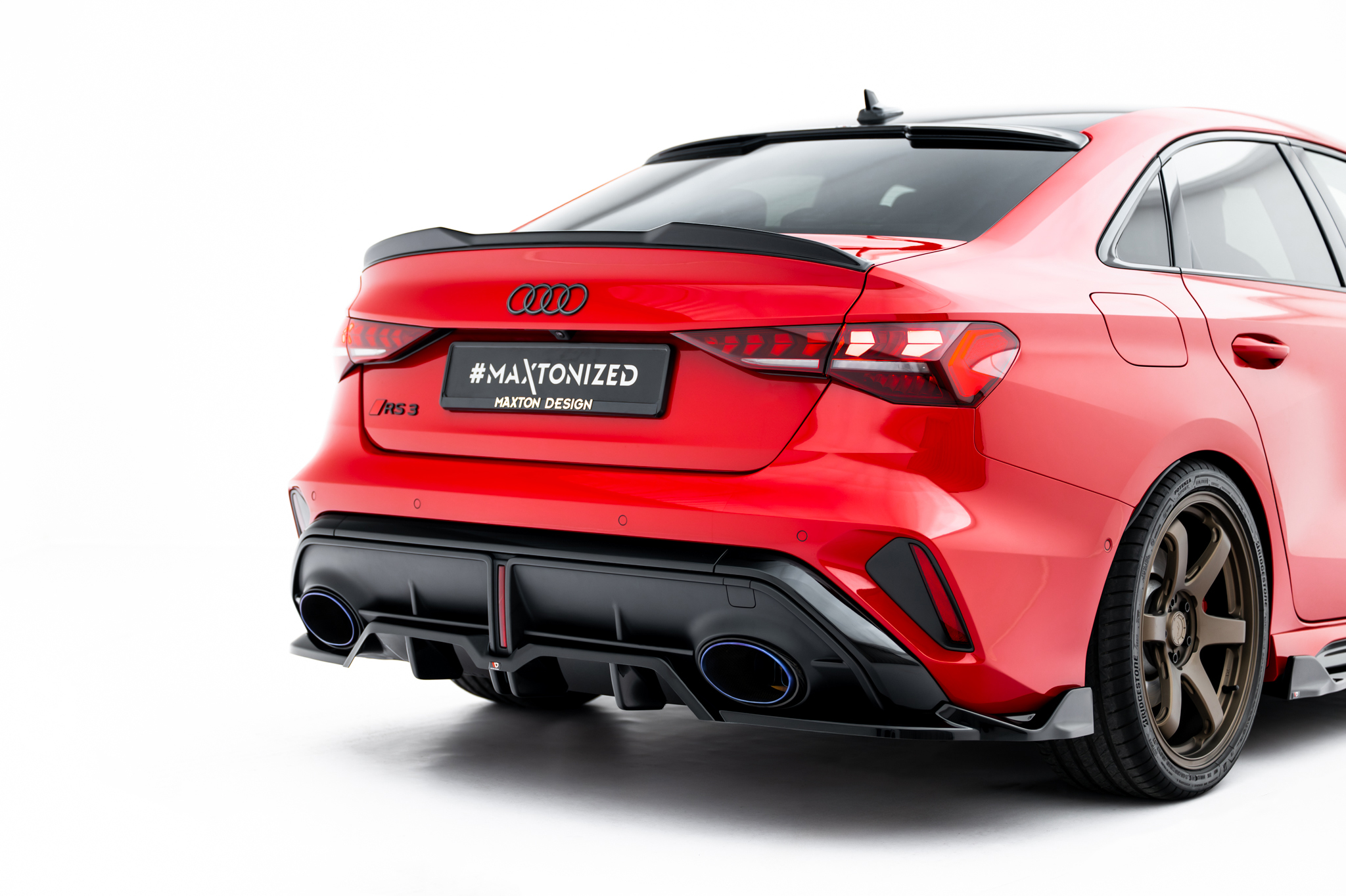 Set of Splitters V.2 Audi RS3 Sedan 8Y Facelift - Image 13