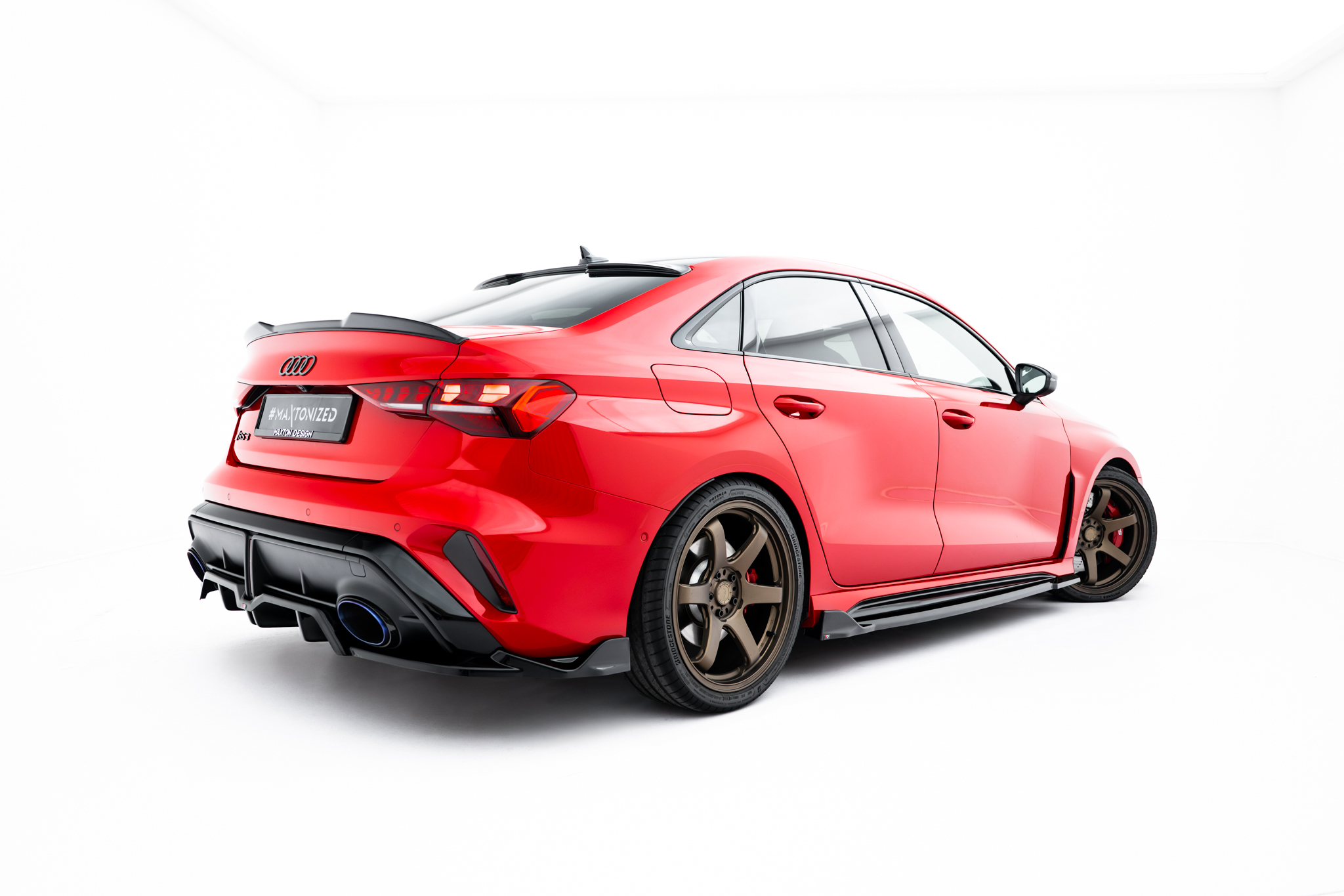 Set of Splitters V.2 Audi RS3 Sedan 8Y Facelift - Image 14