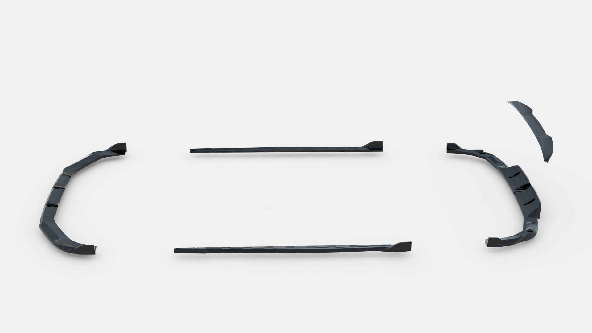 Set of Splitters V.2 Audi RS3 Sedan 8Y Facelift - Image 19