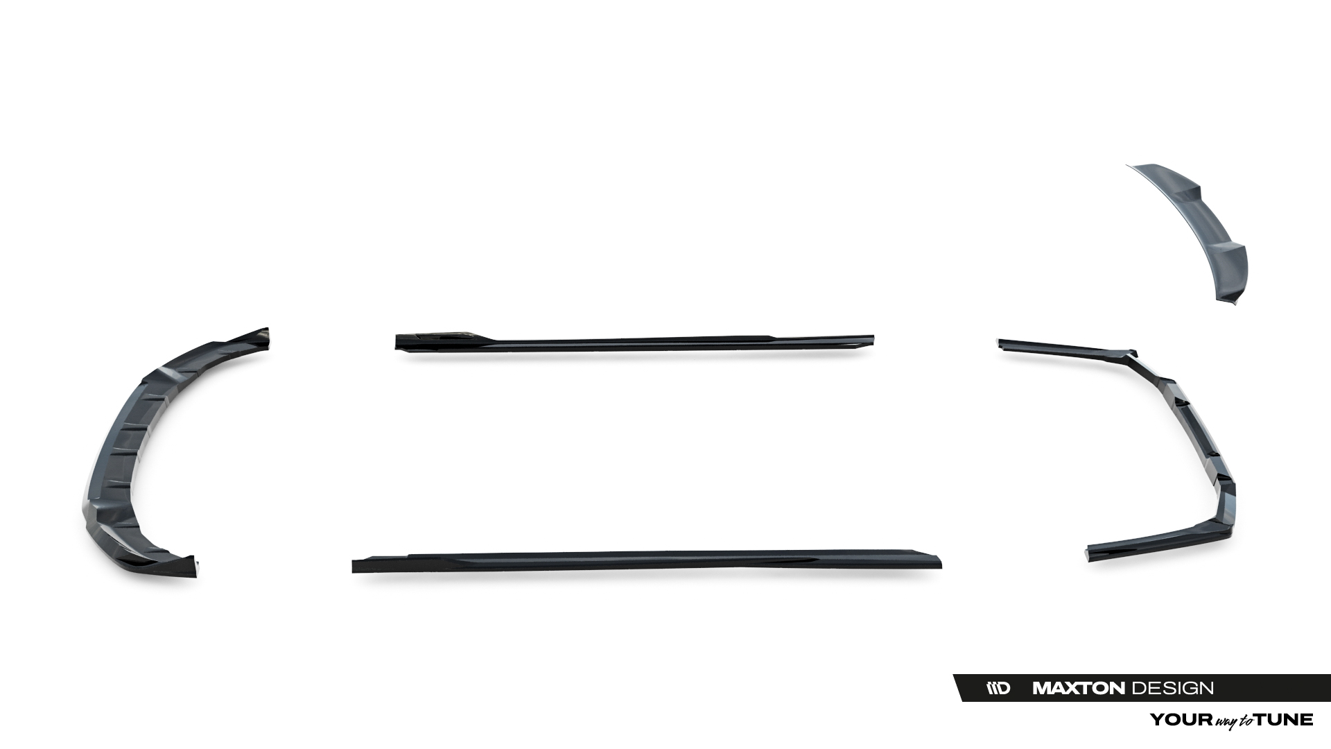 Set of Splitters V.2 BMW 5 M-Pack Sedan G60 - Image 19