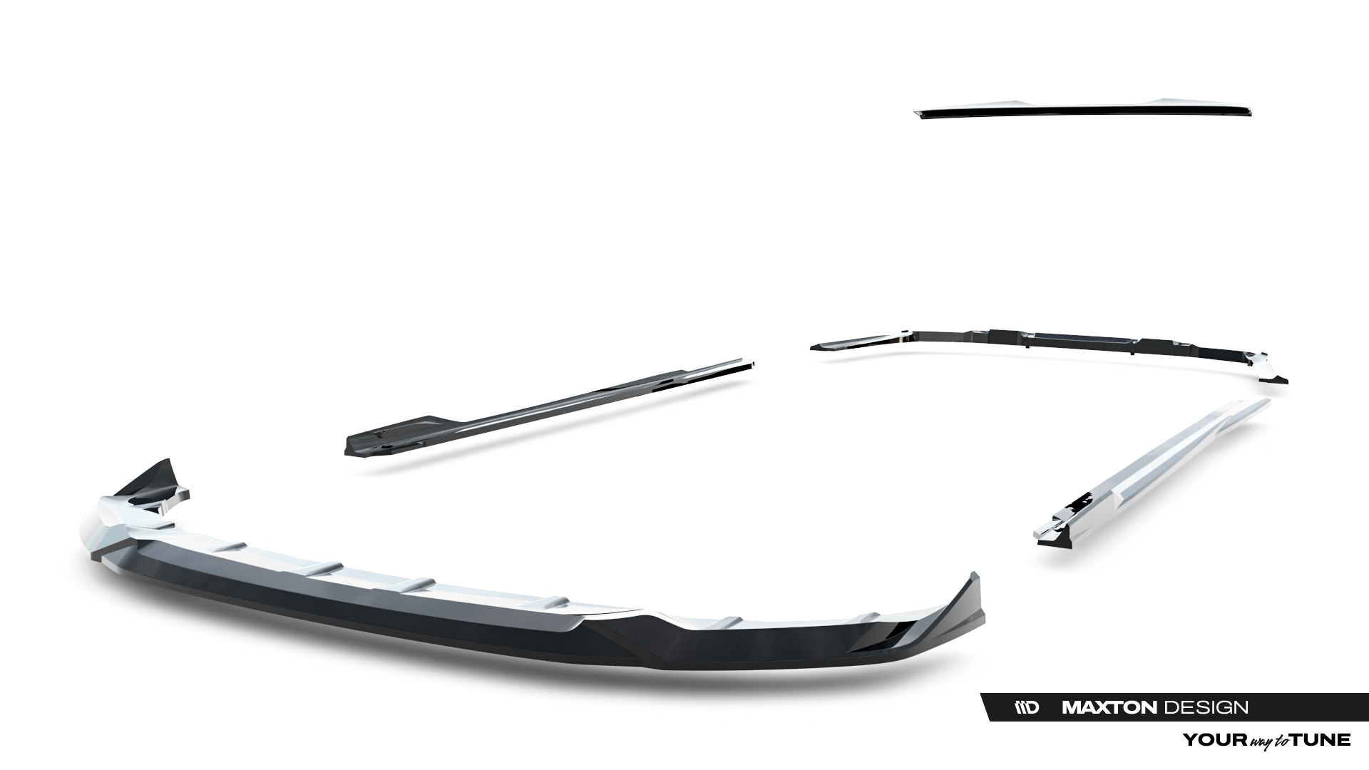 Set of Splitters V.2 BMW 5 M-Pack Sedan G60 - Image 18