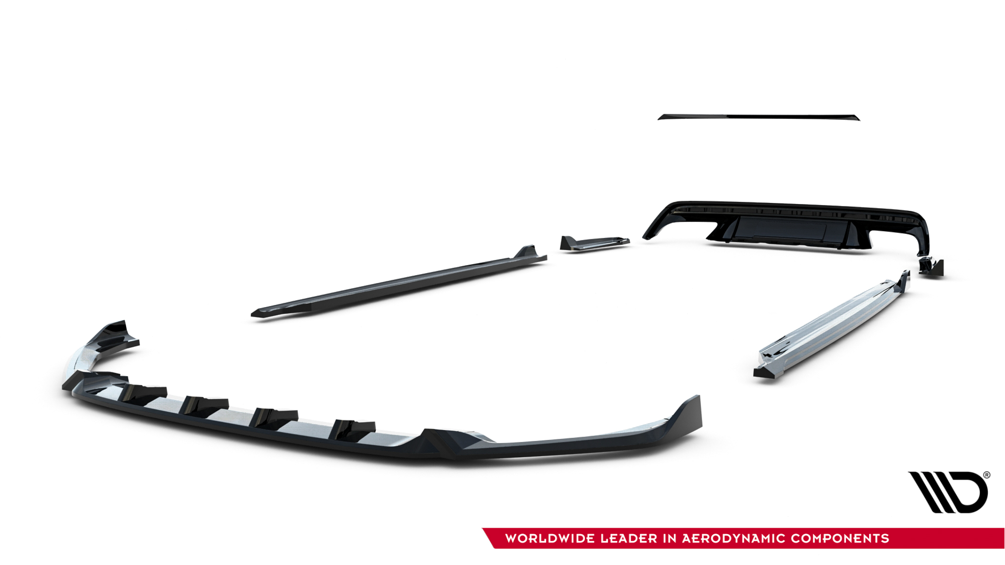 Set of Splitters V.2 Skoda Octavia RS Combi Mk4 - Image 21