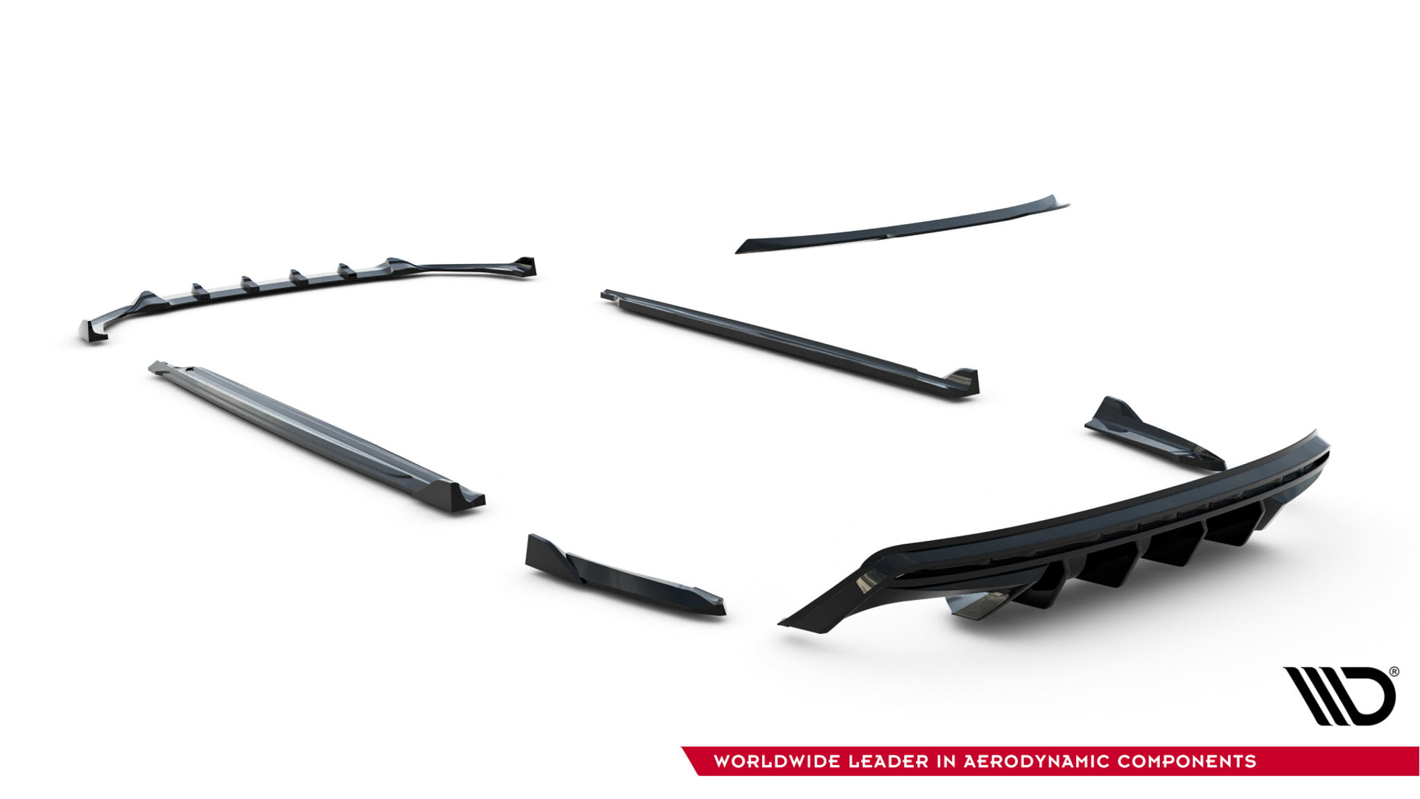 Set of Splitters V.2 Skoda Octavia RS Combi Mk4 - Image 22