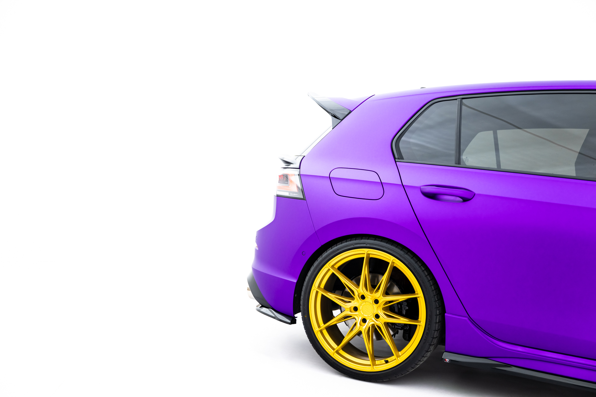 Set of Splitters V.2 Volkswagen Golf R Hatchback Mk8 Facelift - Image 9