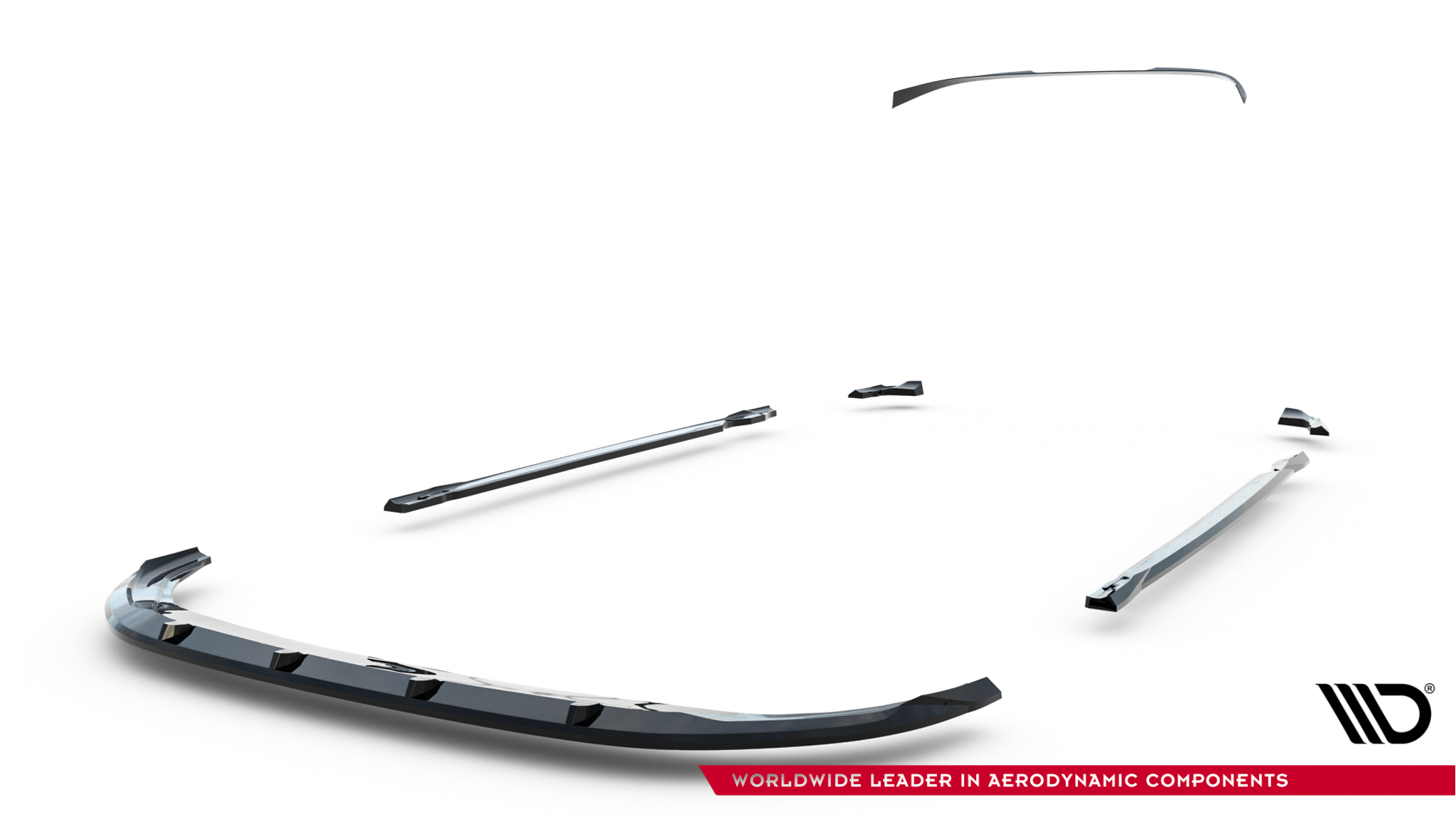 Set of Splitters V.2 Volkswagen Golf R Hatchback Mk8 Facelift - Image 18