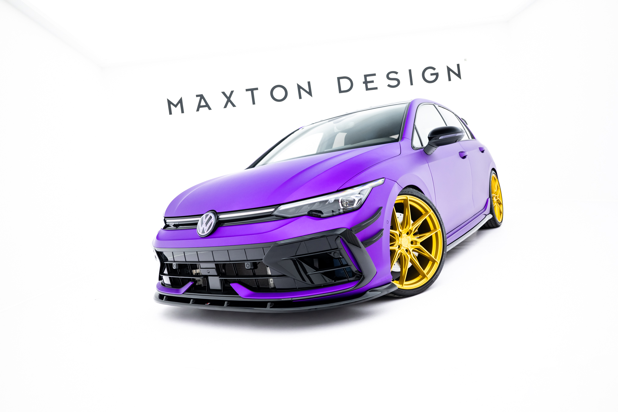Set of Splitters V.2 Volkswagen Golf R Hatchback Mk8 Facelift - Image 3