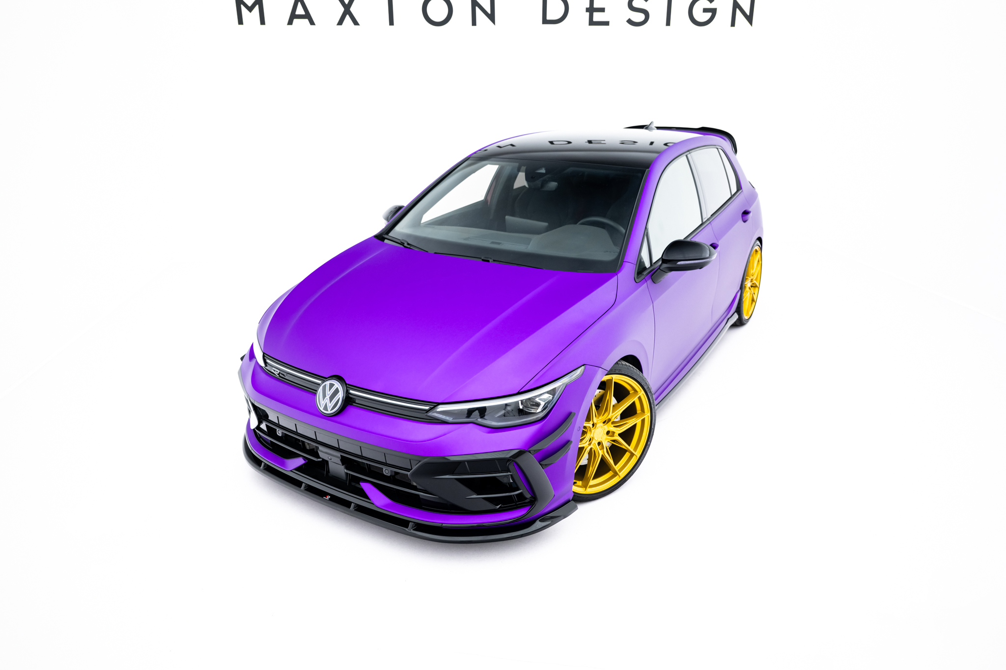 Set of Splitters V.2 Volkswagen Golf R Hatchback Mk8 Facelift - Image 4