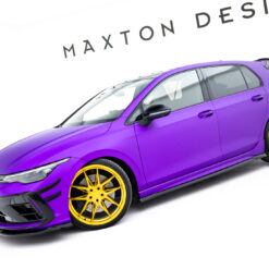Set of Splitters V.2 Volkswagen Golf R Hatchback Mk8 Facelift