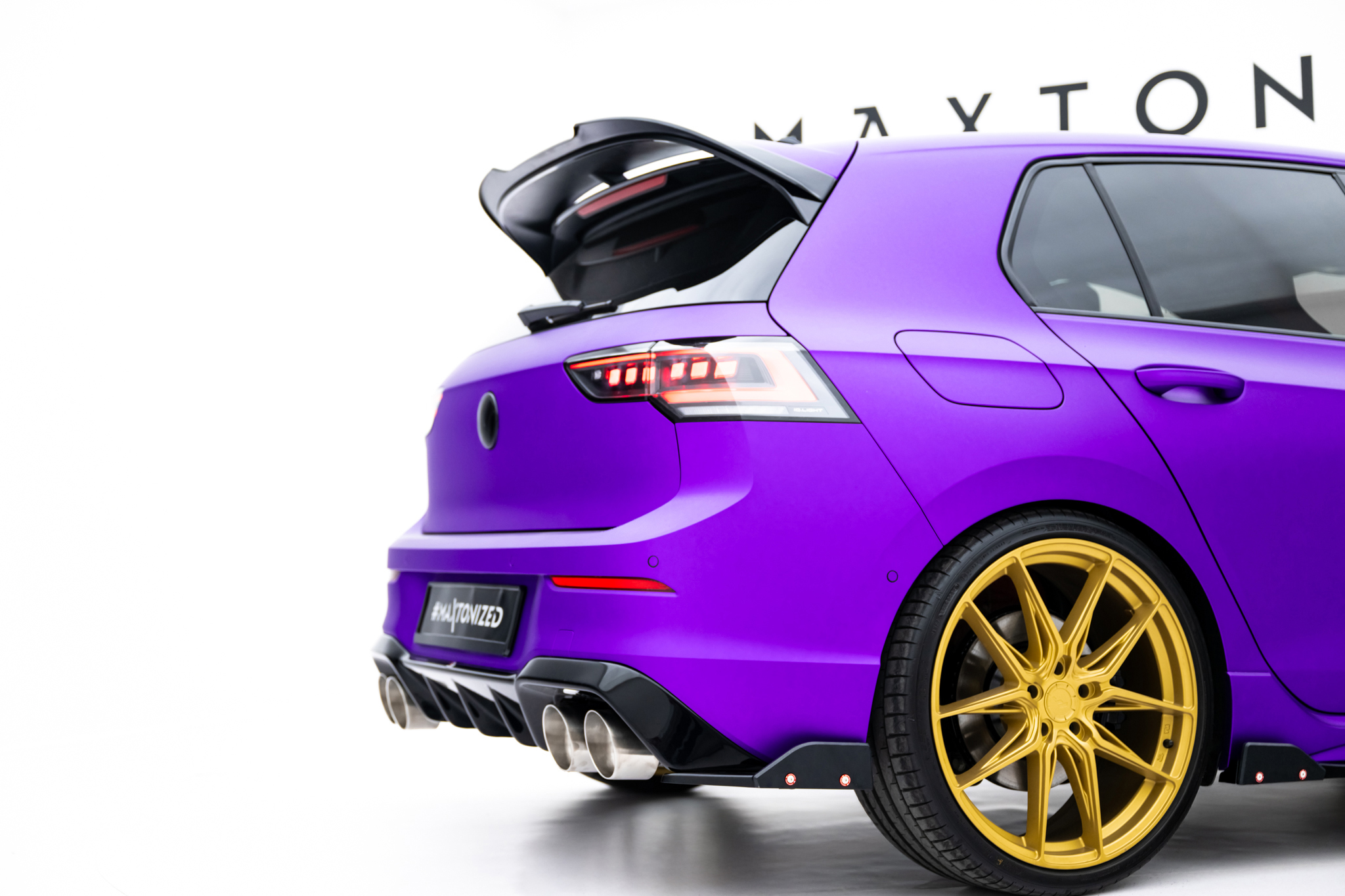 Set of Splitters V.4 Volkswagen Golf R Hatchback Mk8 Facelift - Image 12