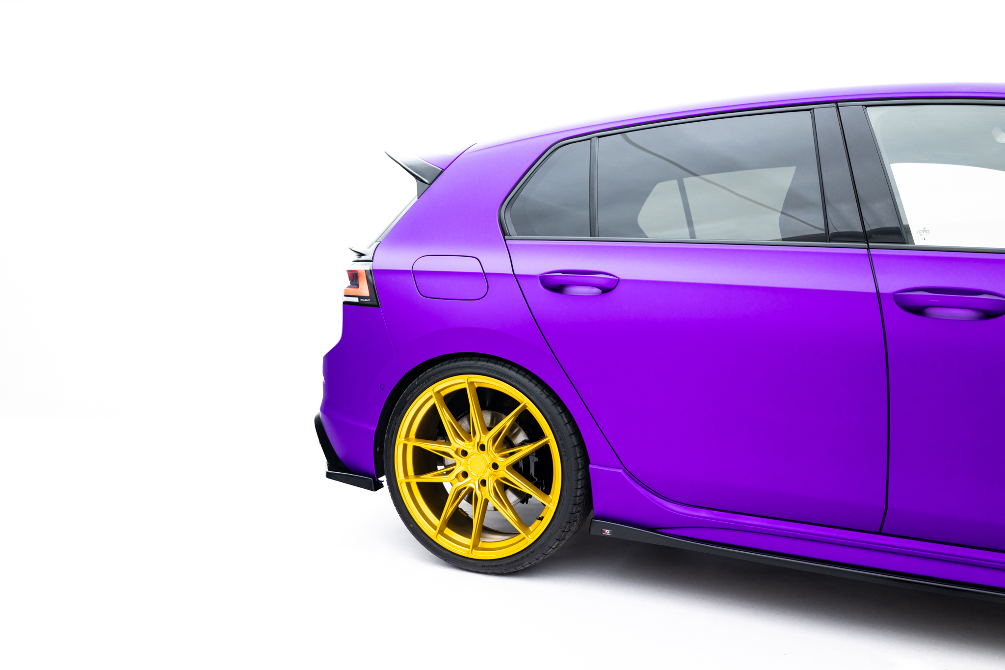 Set of Splitters V.5 Volkswagen Golf R Hatchback Mk8 Facelift - Image 7