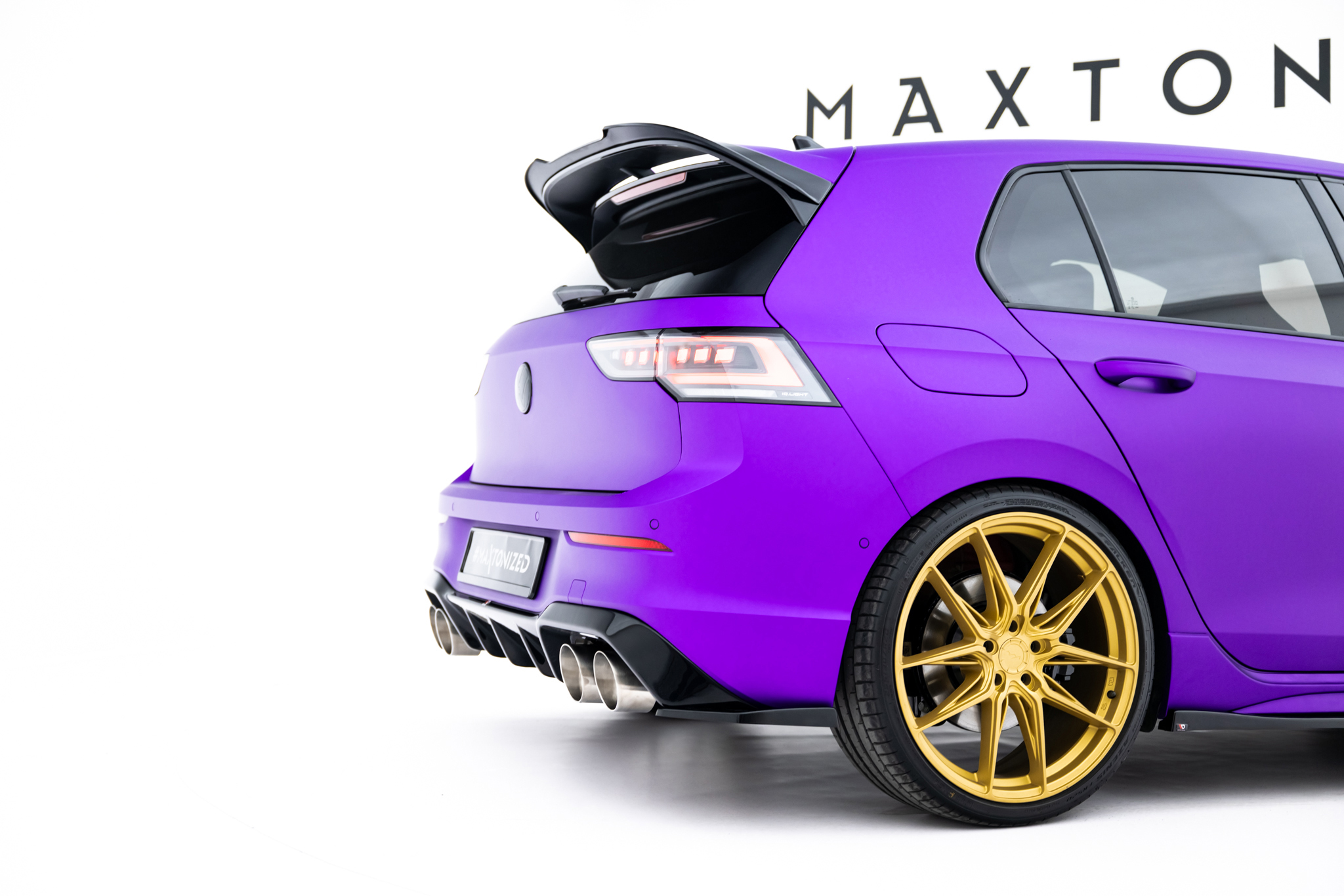 Set of Splitters V.5 Volkswagen Golf R Hatchback Mk8 Facelift - Image 8