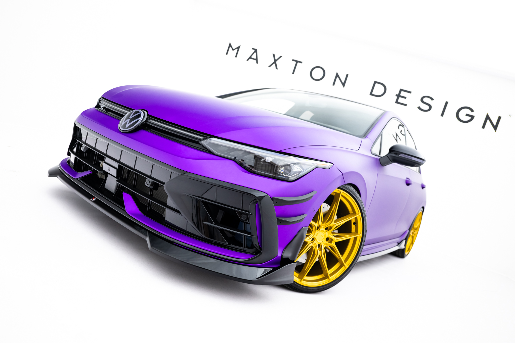 Set of Splitters V.6 Volkswagen Golf R Hatchback Mk8 Facelift - Image 4