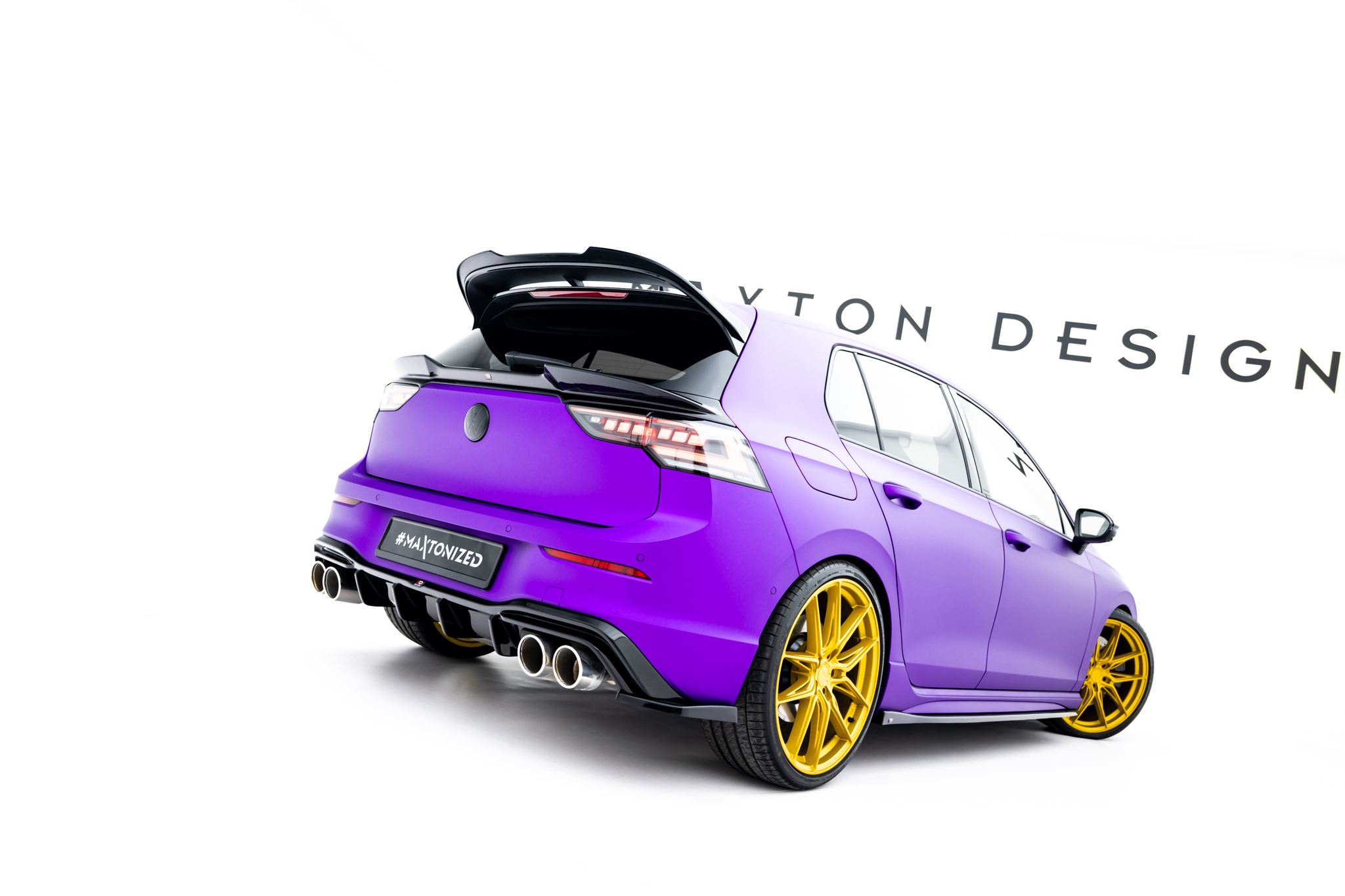 Set of Splitters V.6 Volkswagen Golf R Hatchback Mk8 Facelift - Image 23