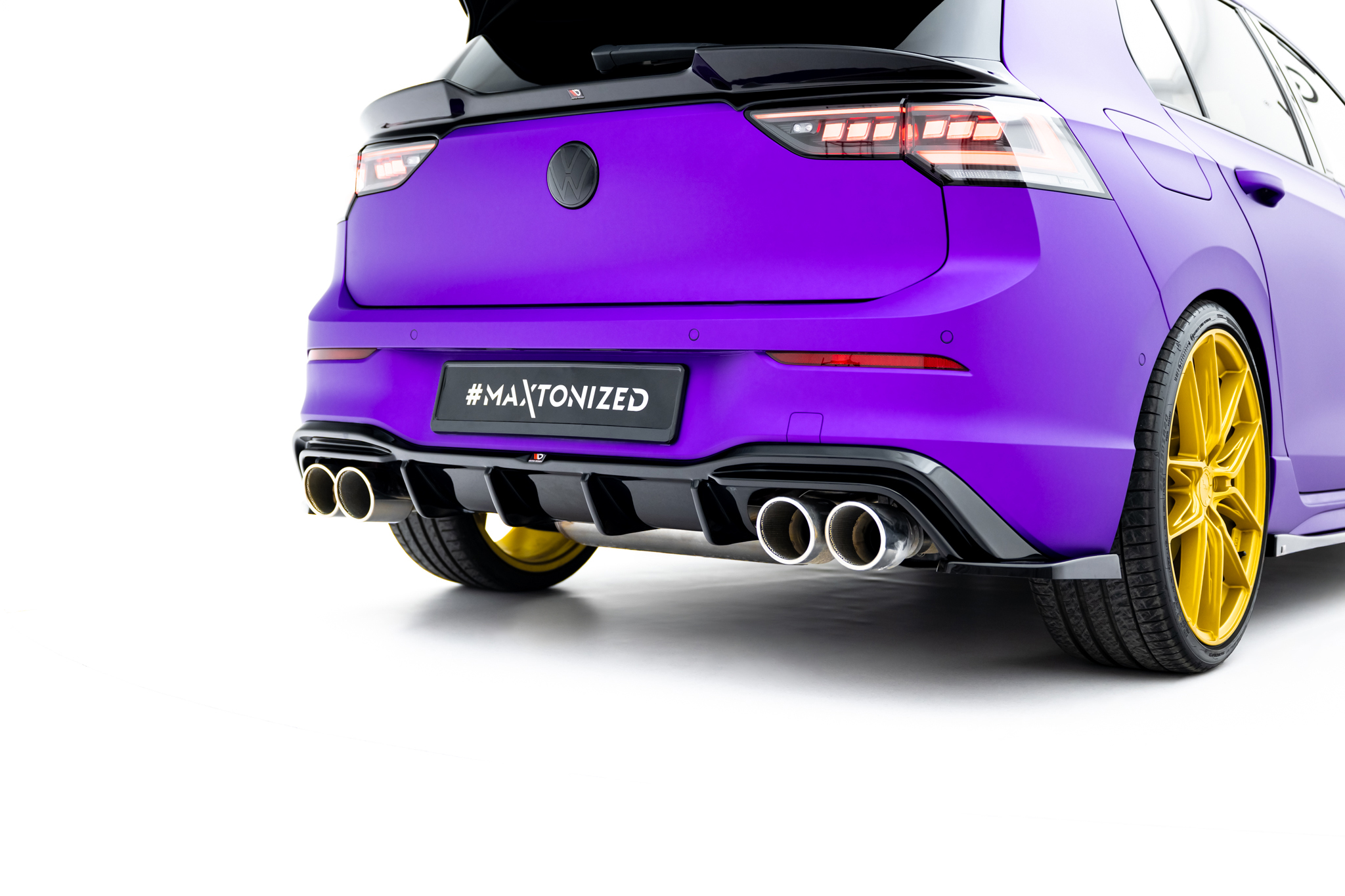 Set of Splitters V.6 Volkswagen Golf R Hatchback Mk8 Facelift - Image 26
