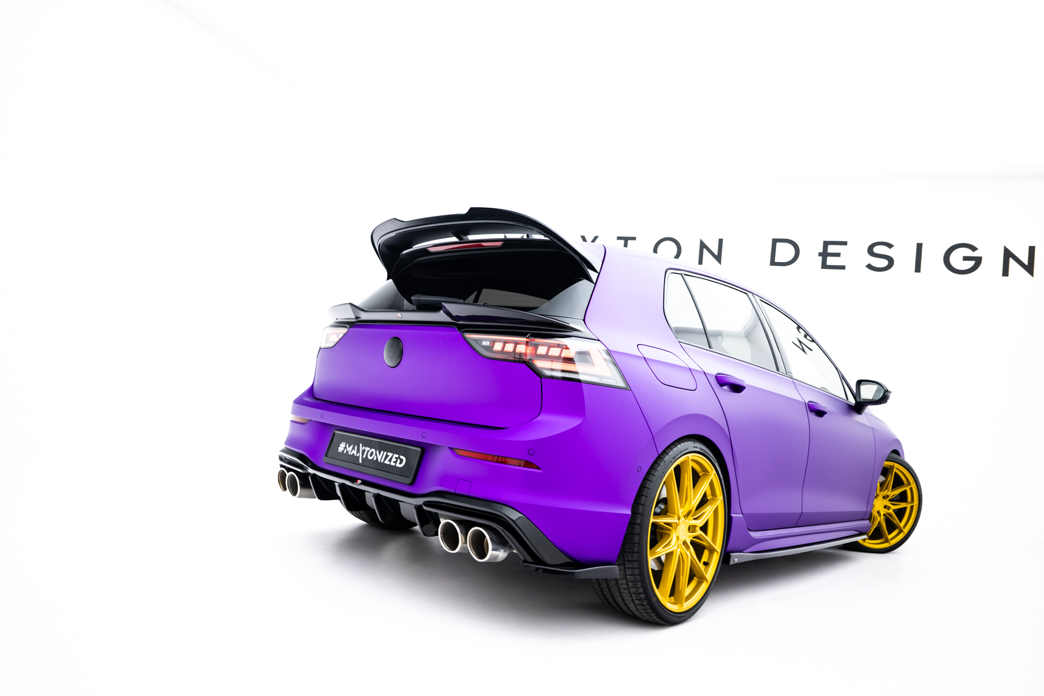Set of Splitters V.6 Volkswagen Golf R Hatchback Mk8 Facelift - Image 27