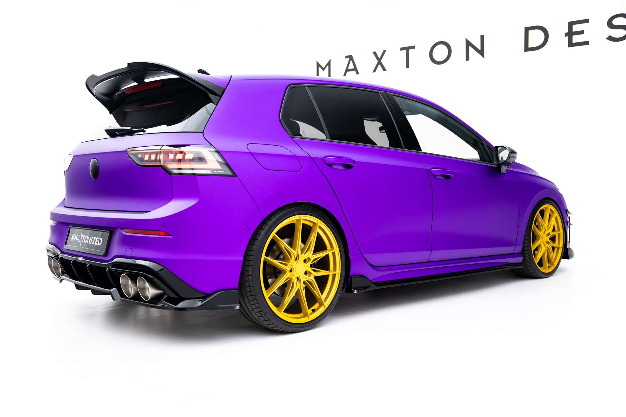 Set of Splitters V.6 Volkswagen Golf R Hatchback Mk8 Facelift - Image 12