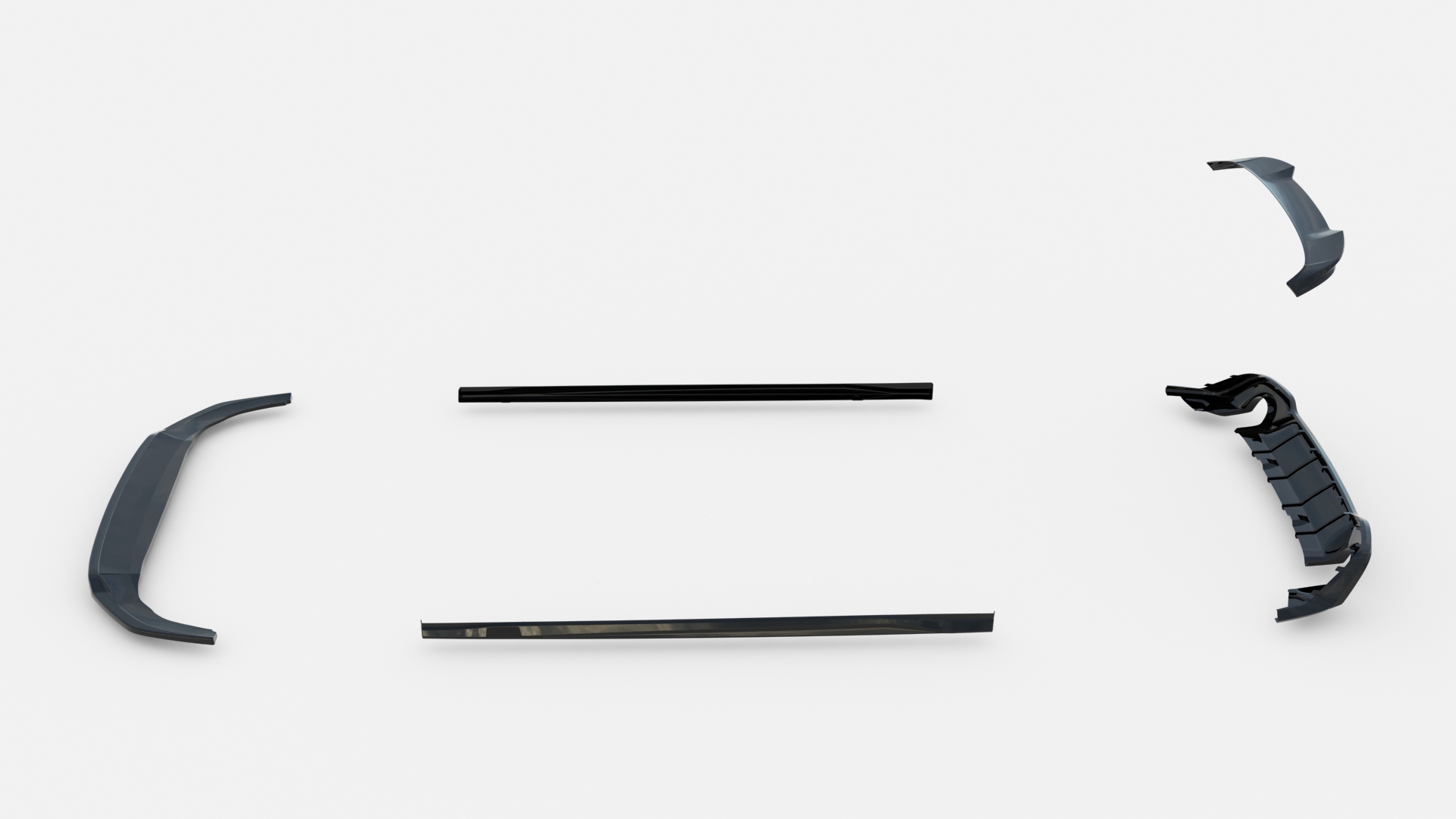 Set of Splitters Volkswagen Golf GTI Mk8 - Image 16