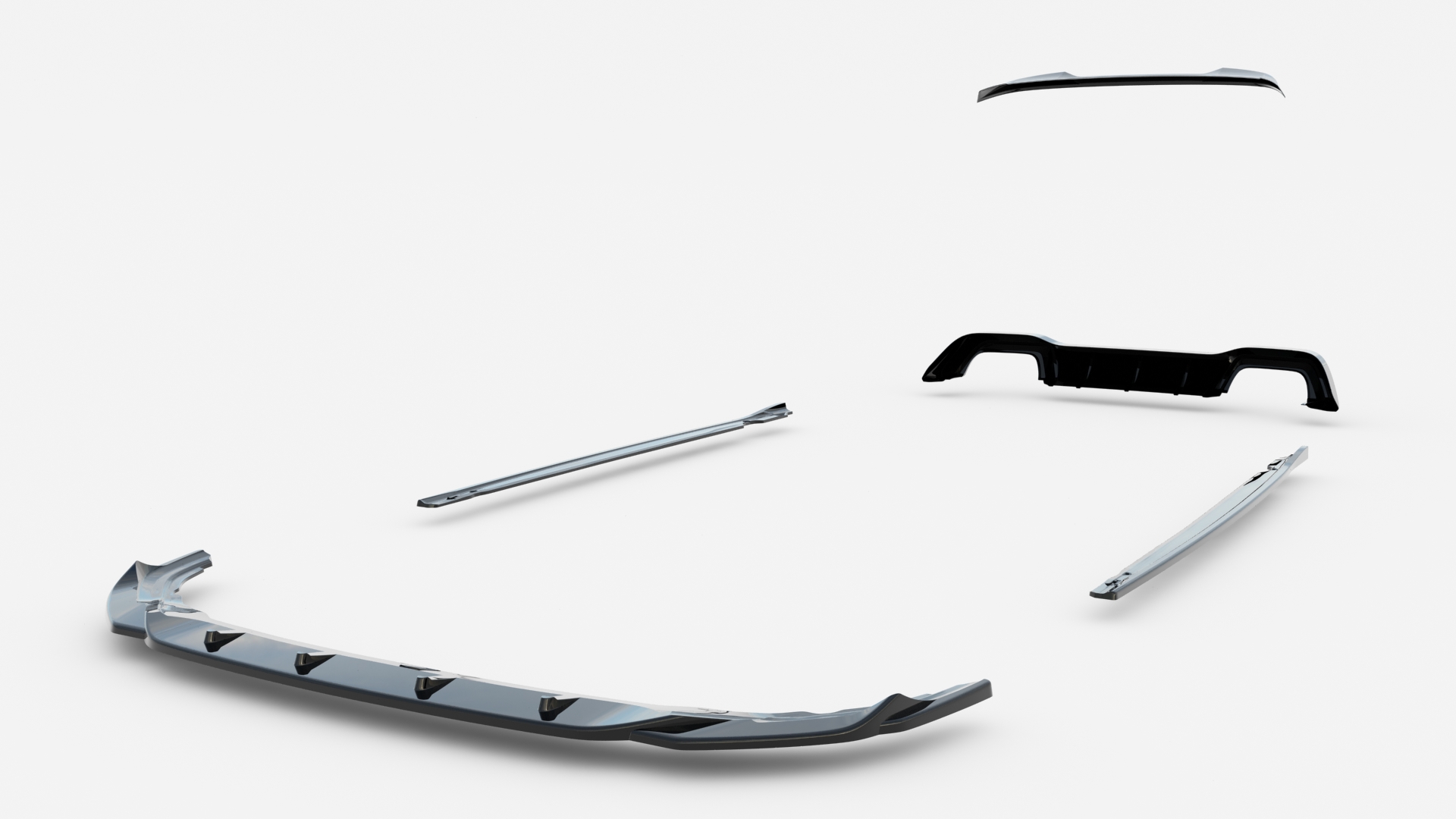 Set of Splitters Volkswagen Golf R Mk8 - Image 13
