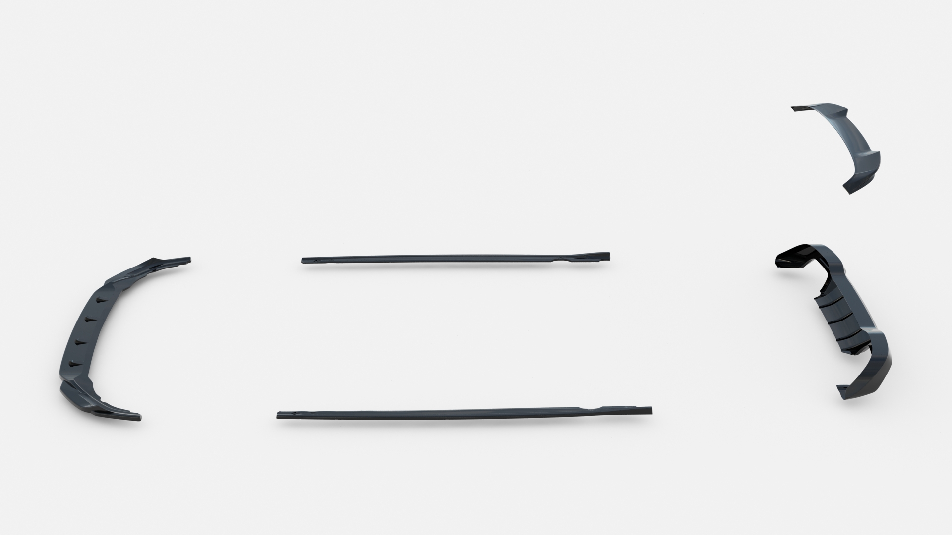 Set of Splitters Volkswagen Golf R Mk8 - Image 14