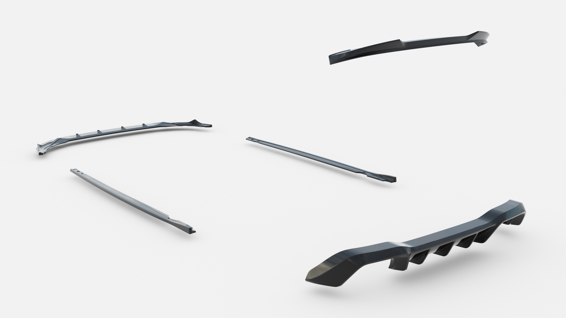 Set of Splitters Volkswagen Golf R Mk8 - Image 15