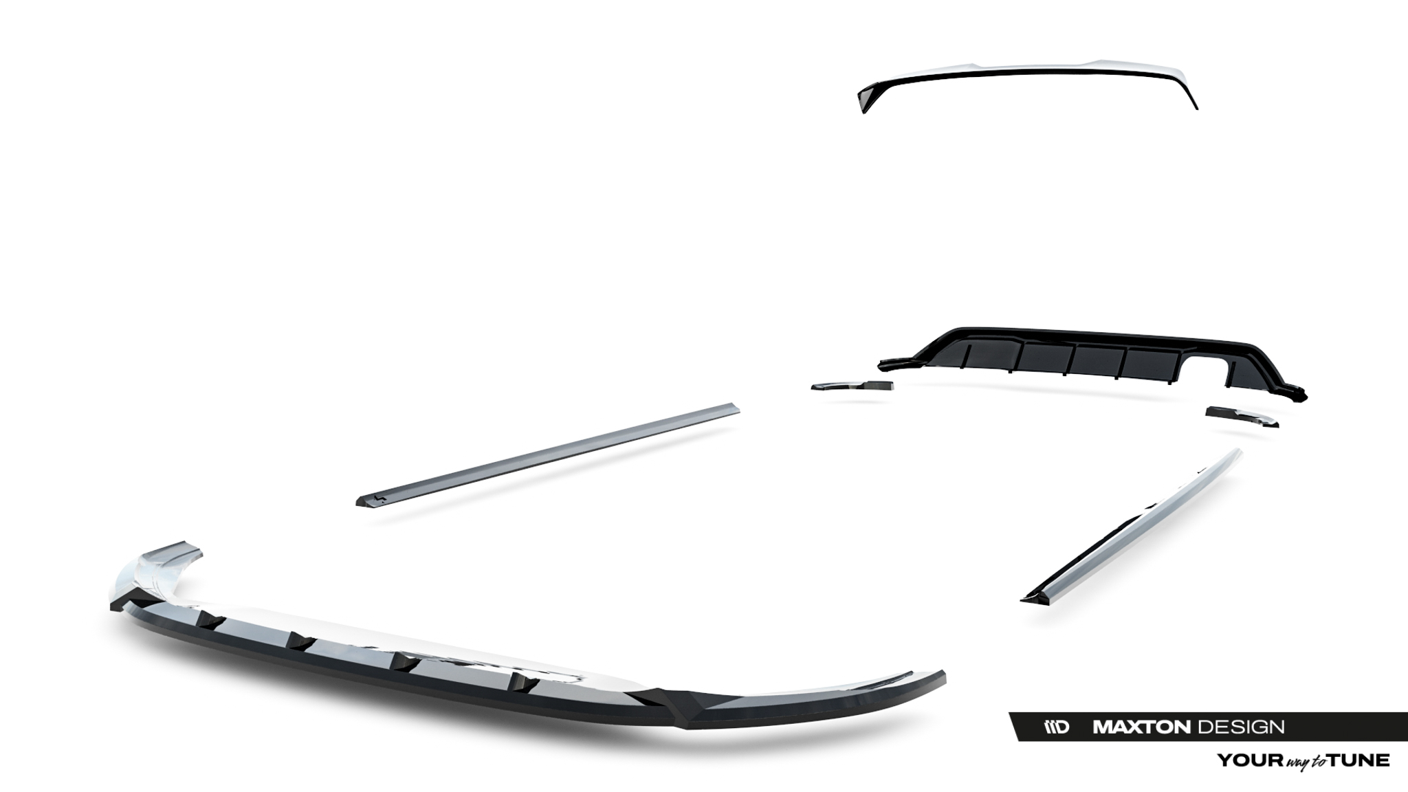 Set of Splitters Volkswagen Polo GTI Mk6 Facelift - Image 14