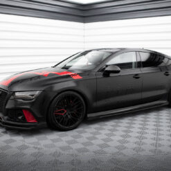 Alternative view of Side Flaps Audi A7 RS7 Look C7