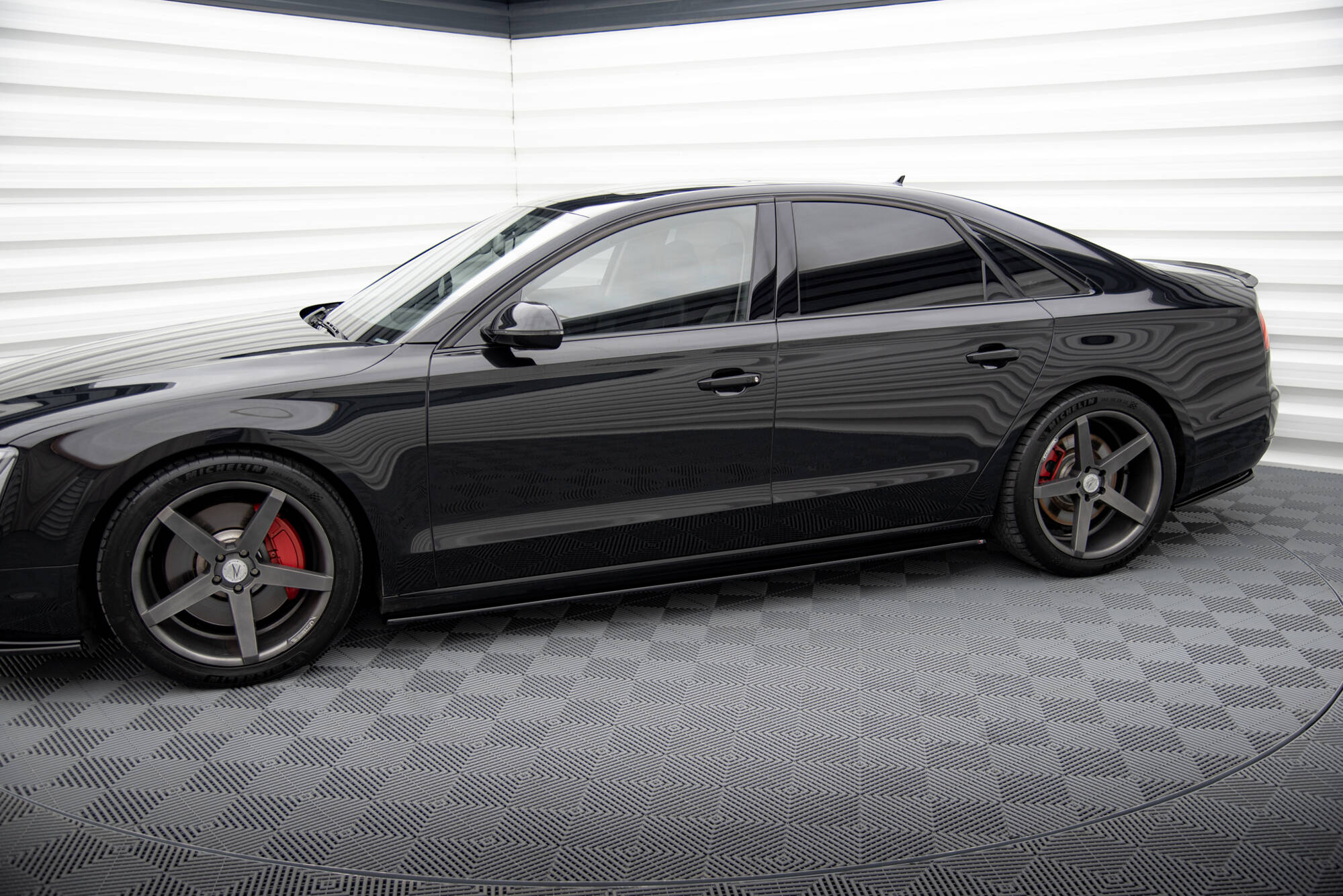 Side Skirts Diffusers Audi A8 D4 - Image 2